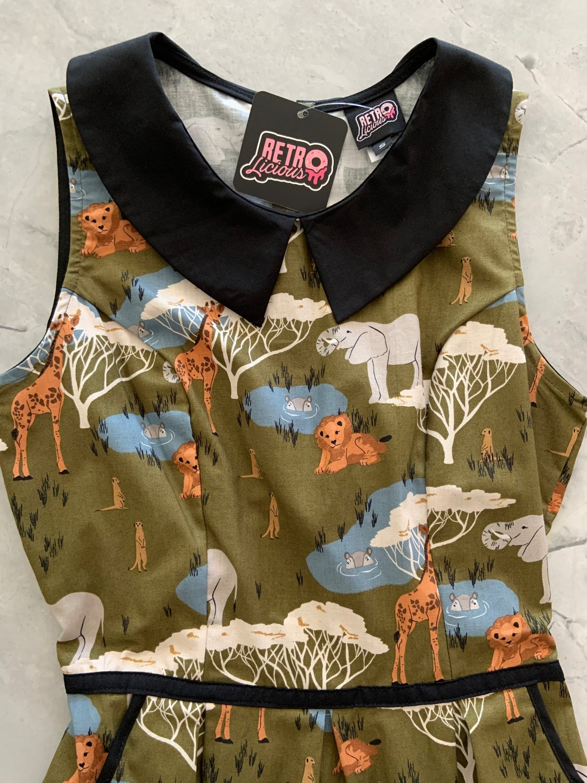 Safari Collared Dress