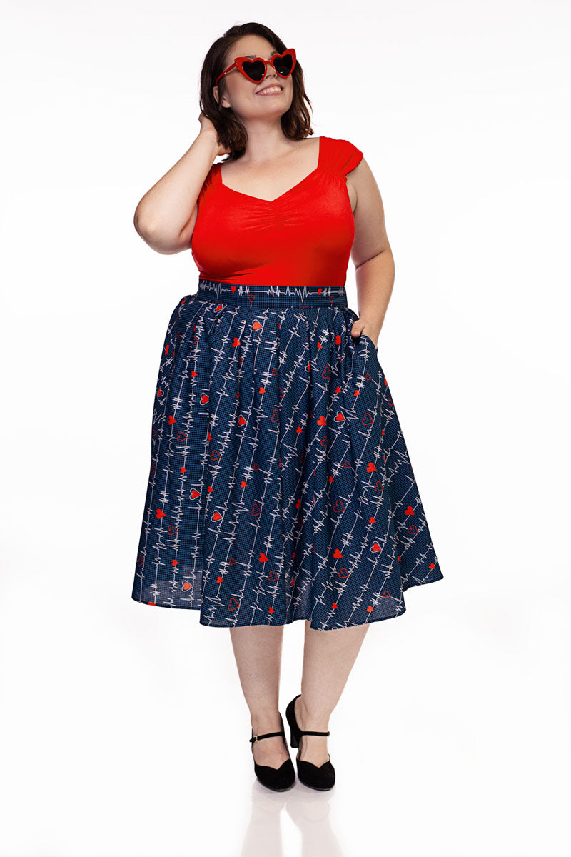 Doris Skirt in Heartbreaker - Small only