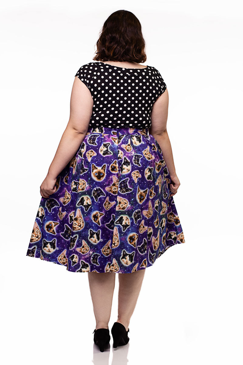 Doris Skirt in Space Cats