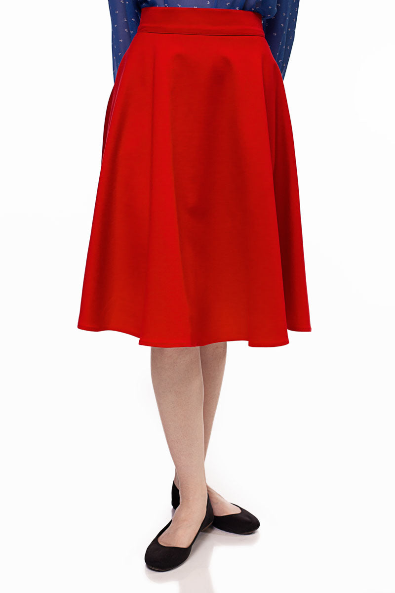Charlotte Skirt in Red