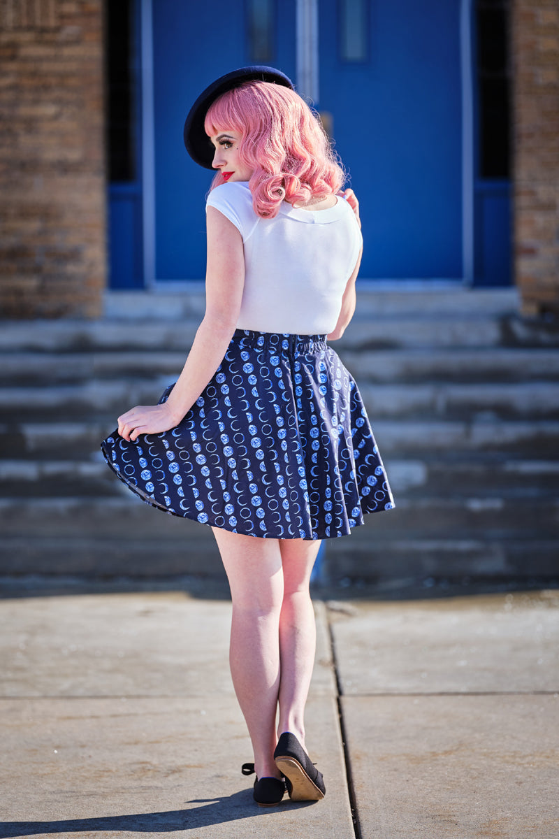 Let's Phase It Skater Skirt - Plus Sizes only
