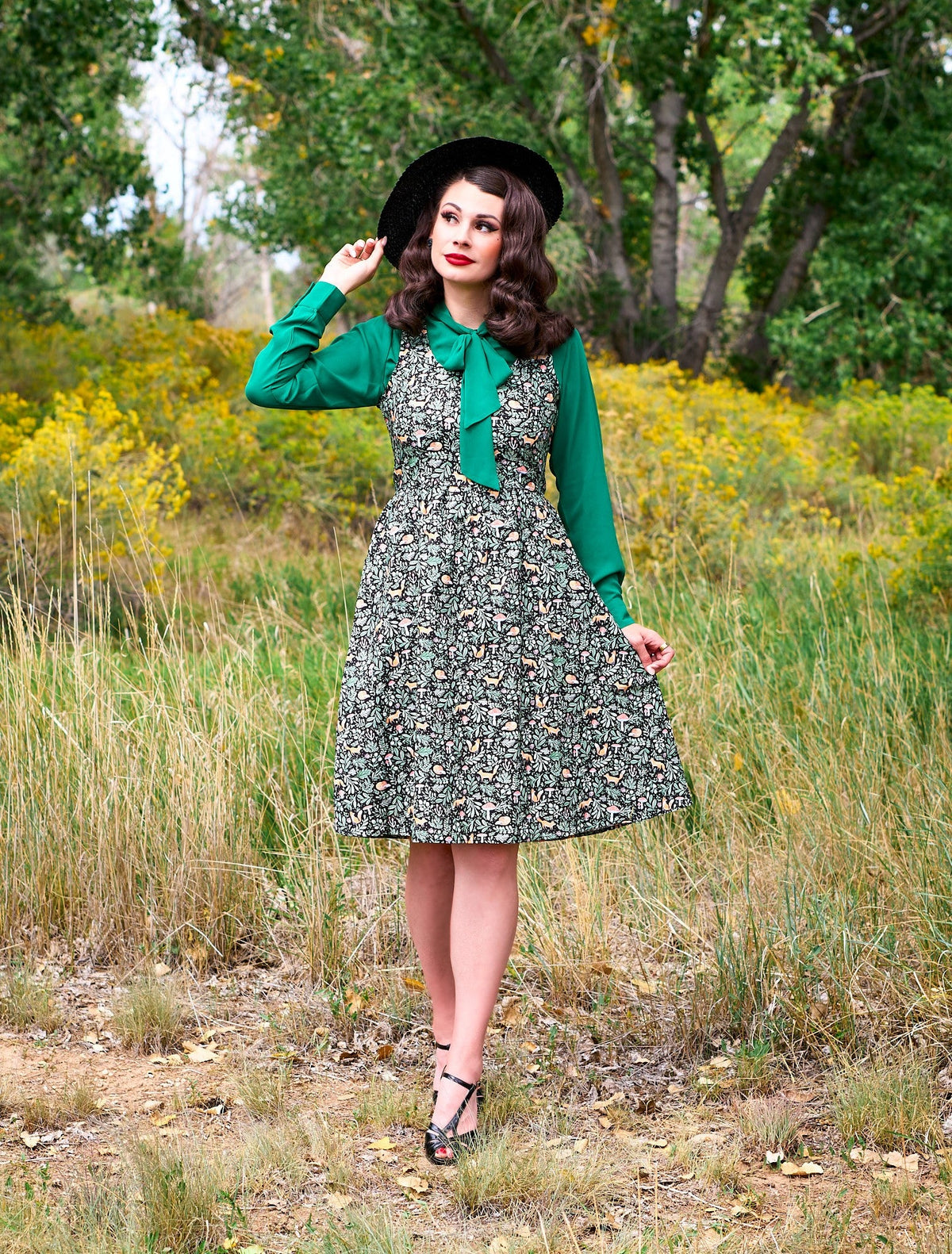 Foxy Fit & Flare Dress - XS only, 1 left!