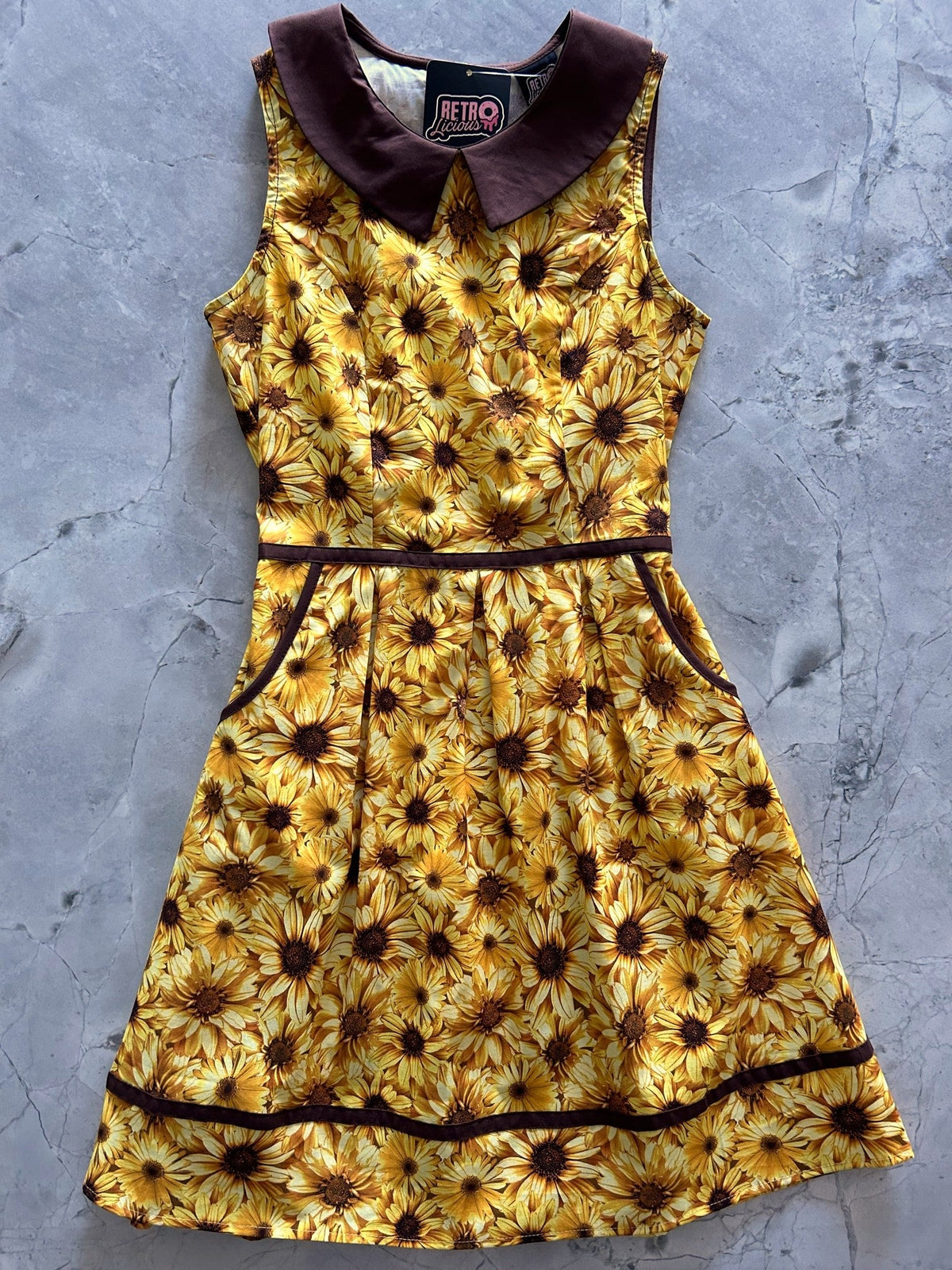 Sunflower Collared Dress