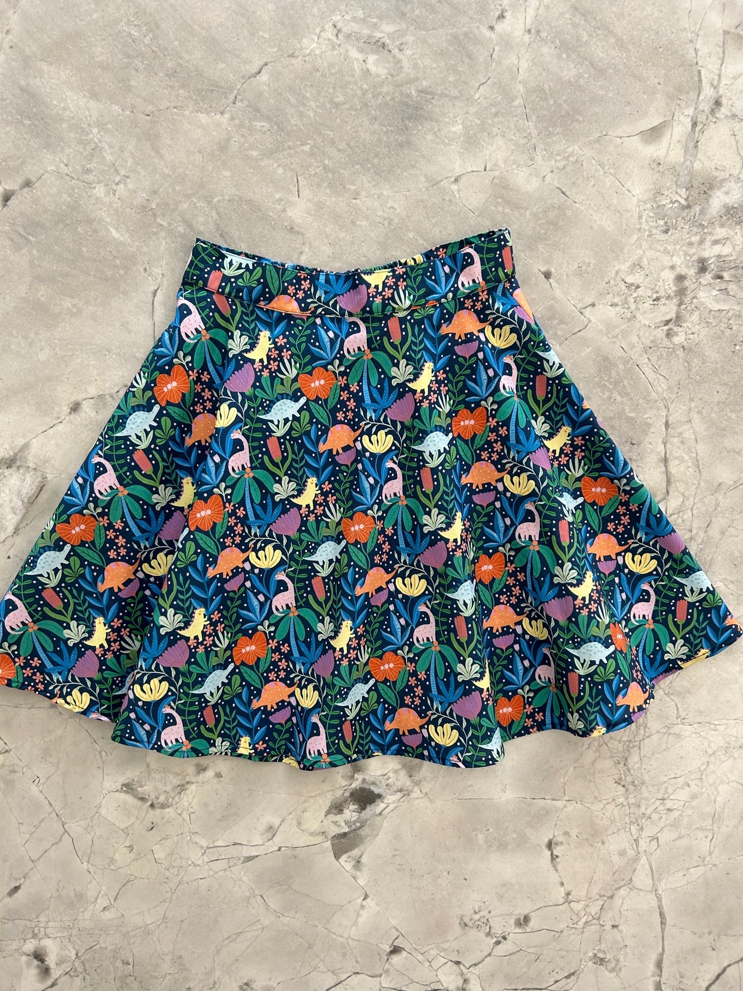 Prehistoric Skater Skirt