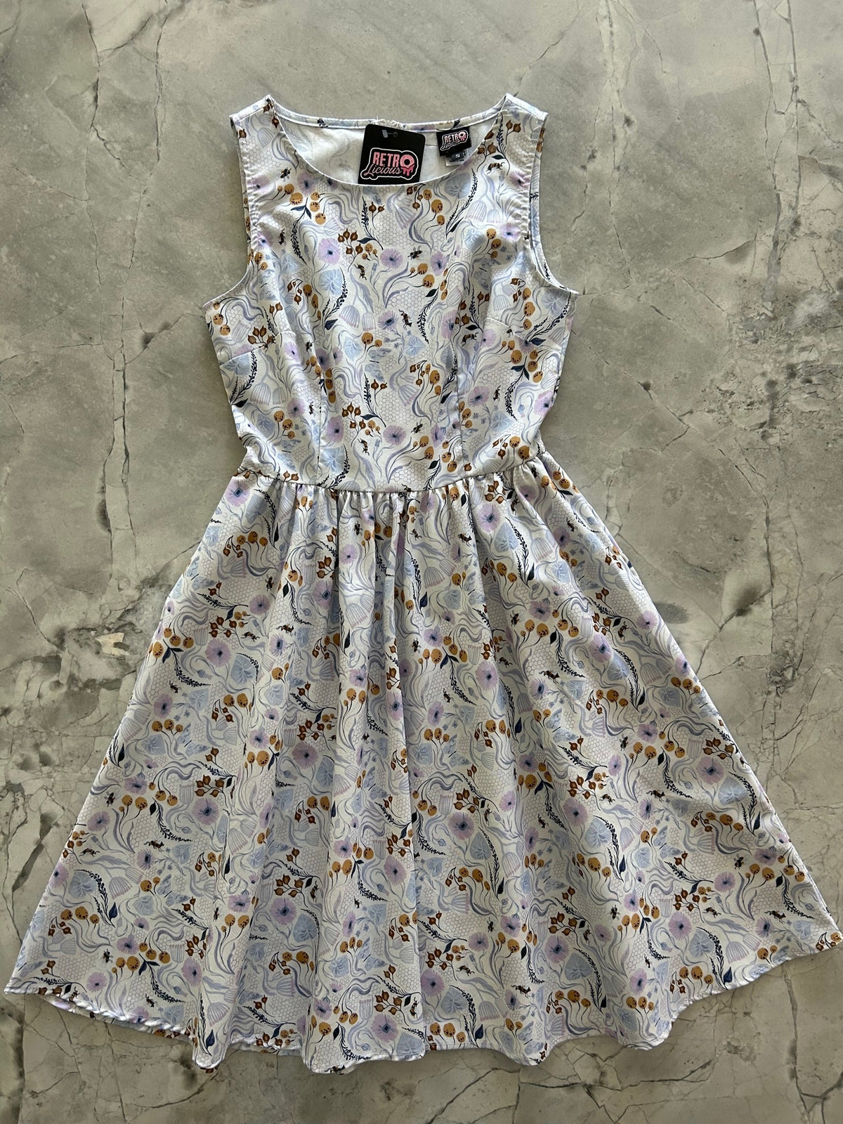 Pollinators Vintage Dress
