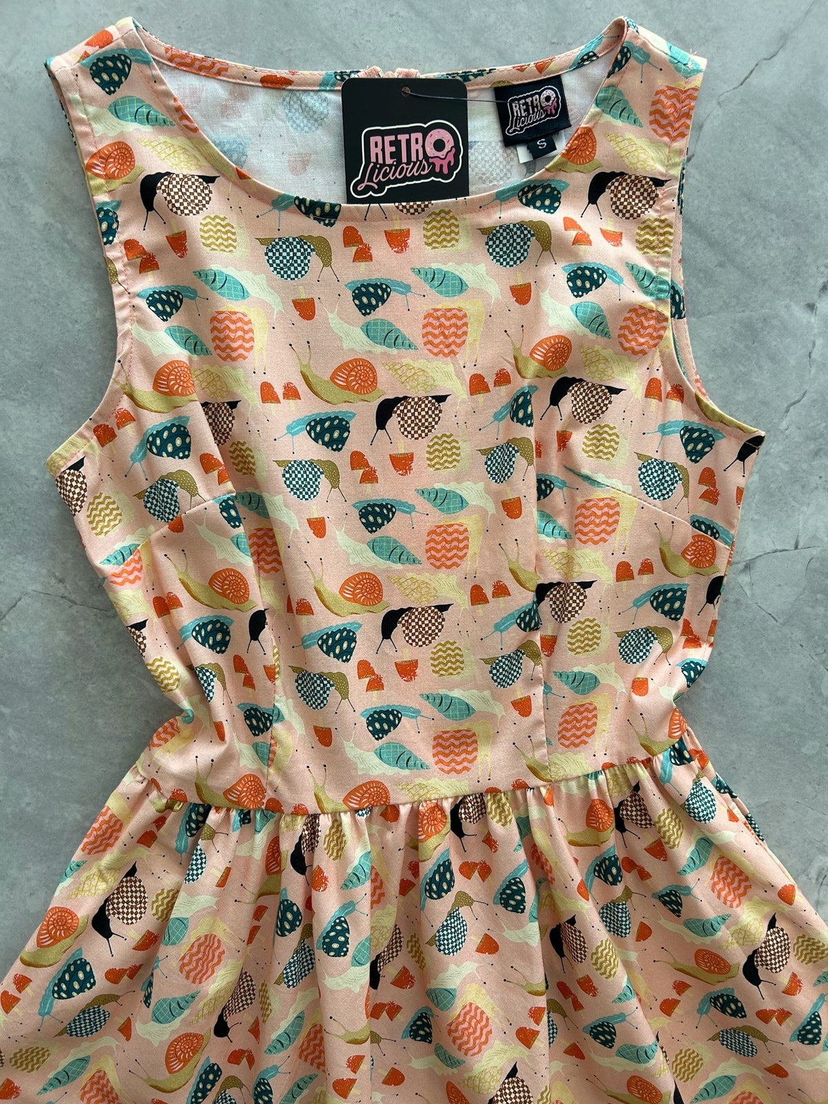 Snails Vintage Dress