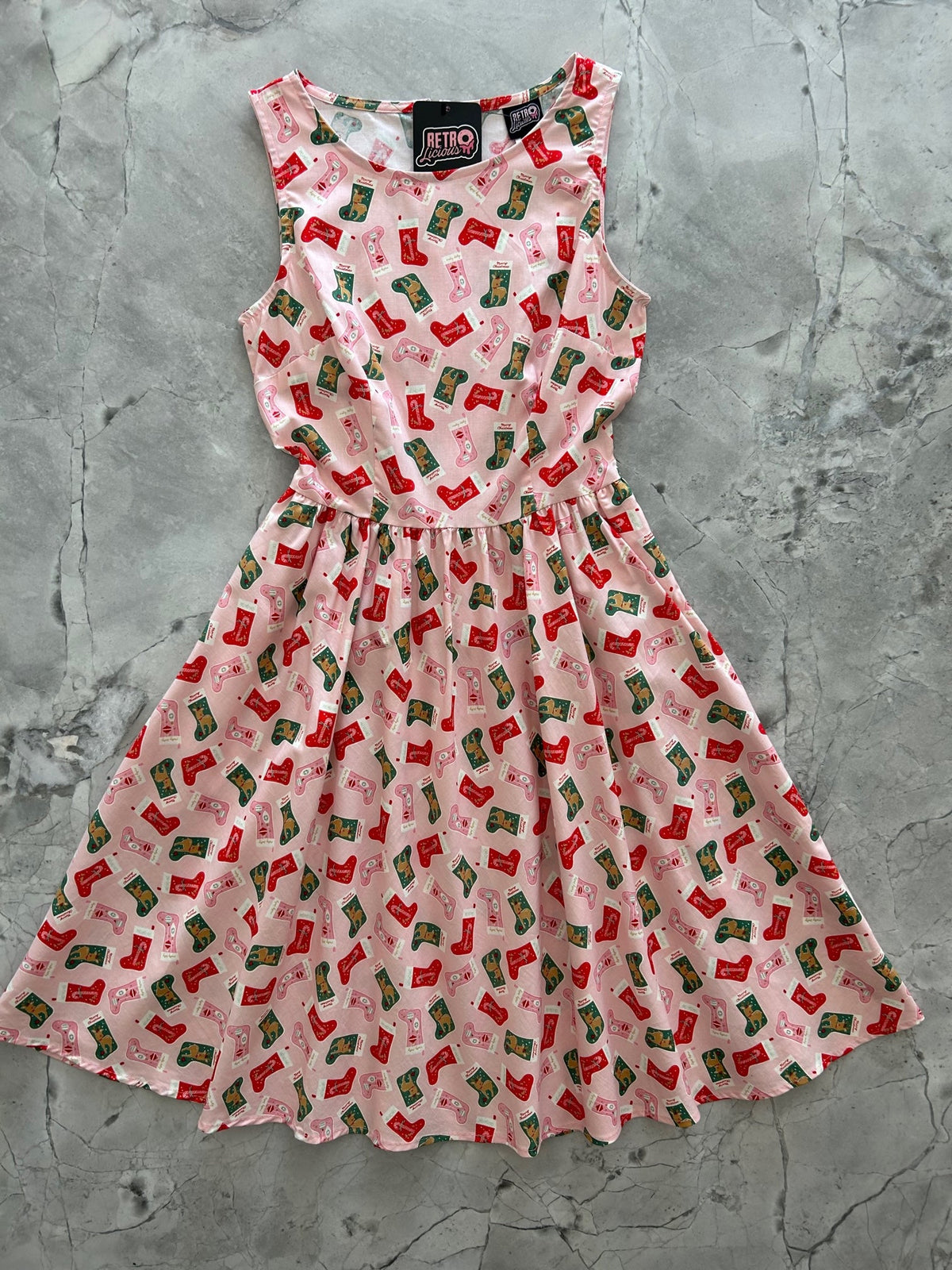 Stockings Vintage Dress - Medium only