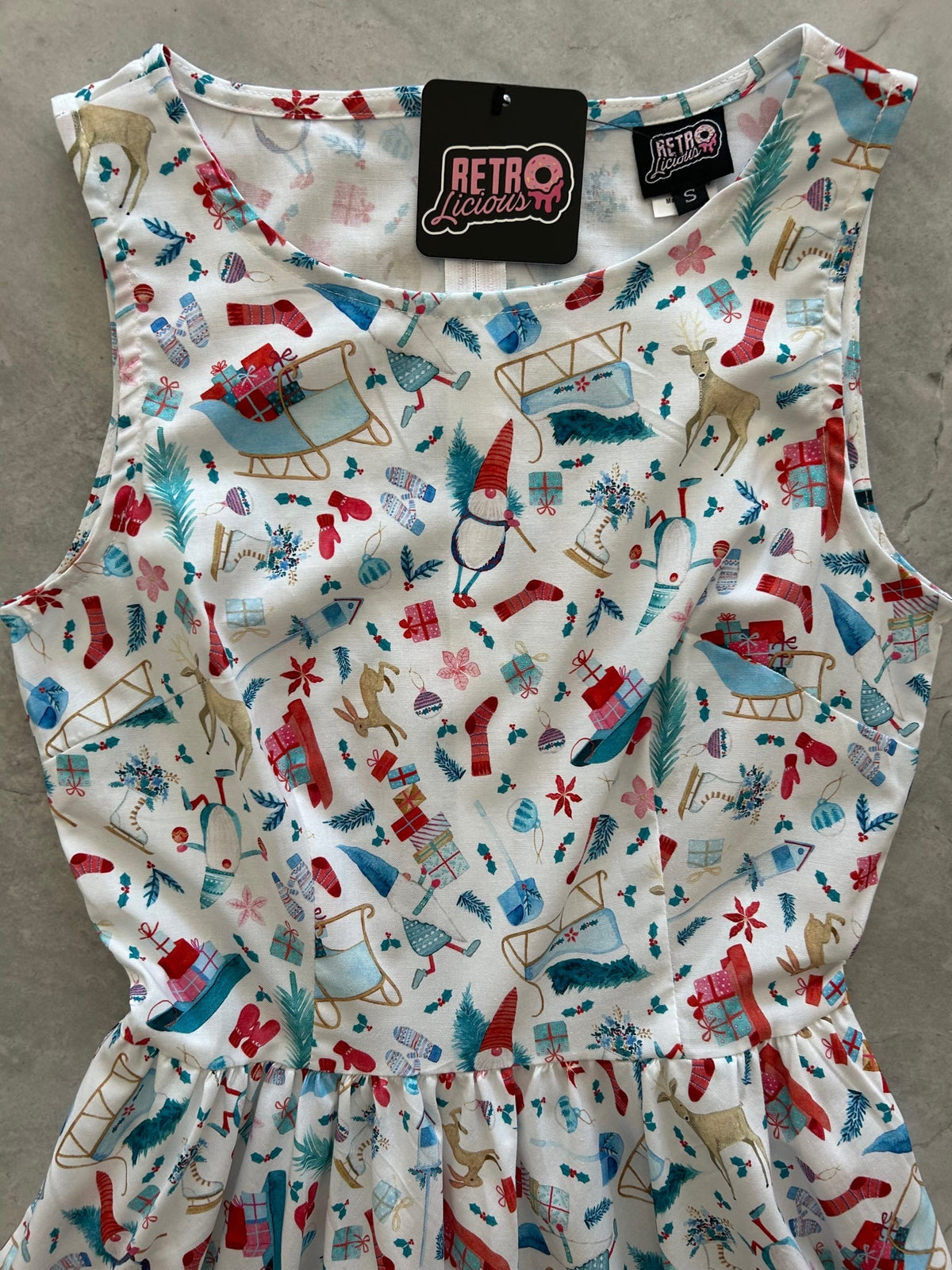 Winter Cheer Vintage Dress