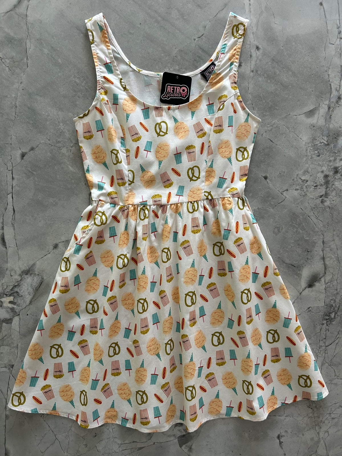 Snacks Shorter Length Fit & Flare Dress