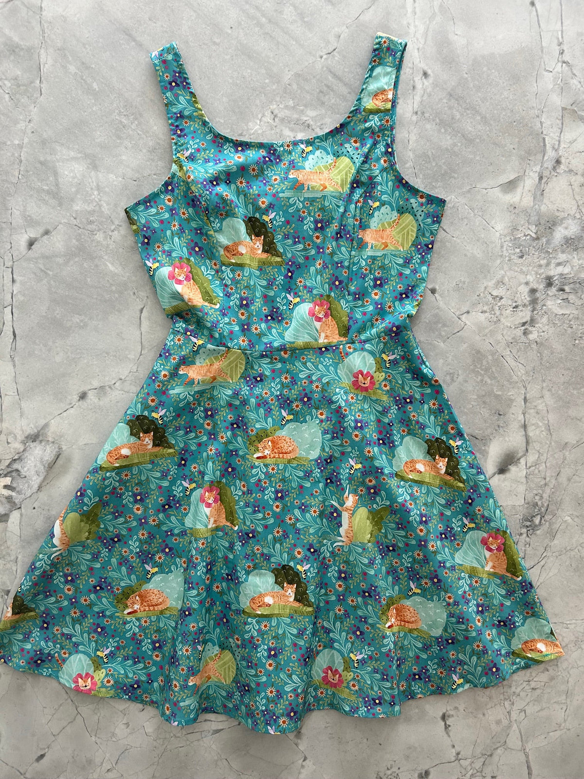 Cats Skater Dress