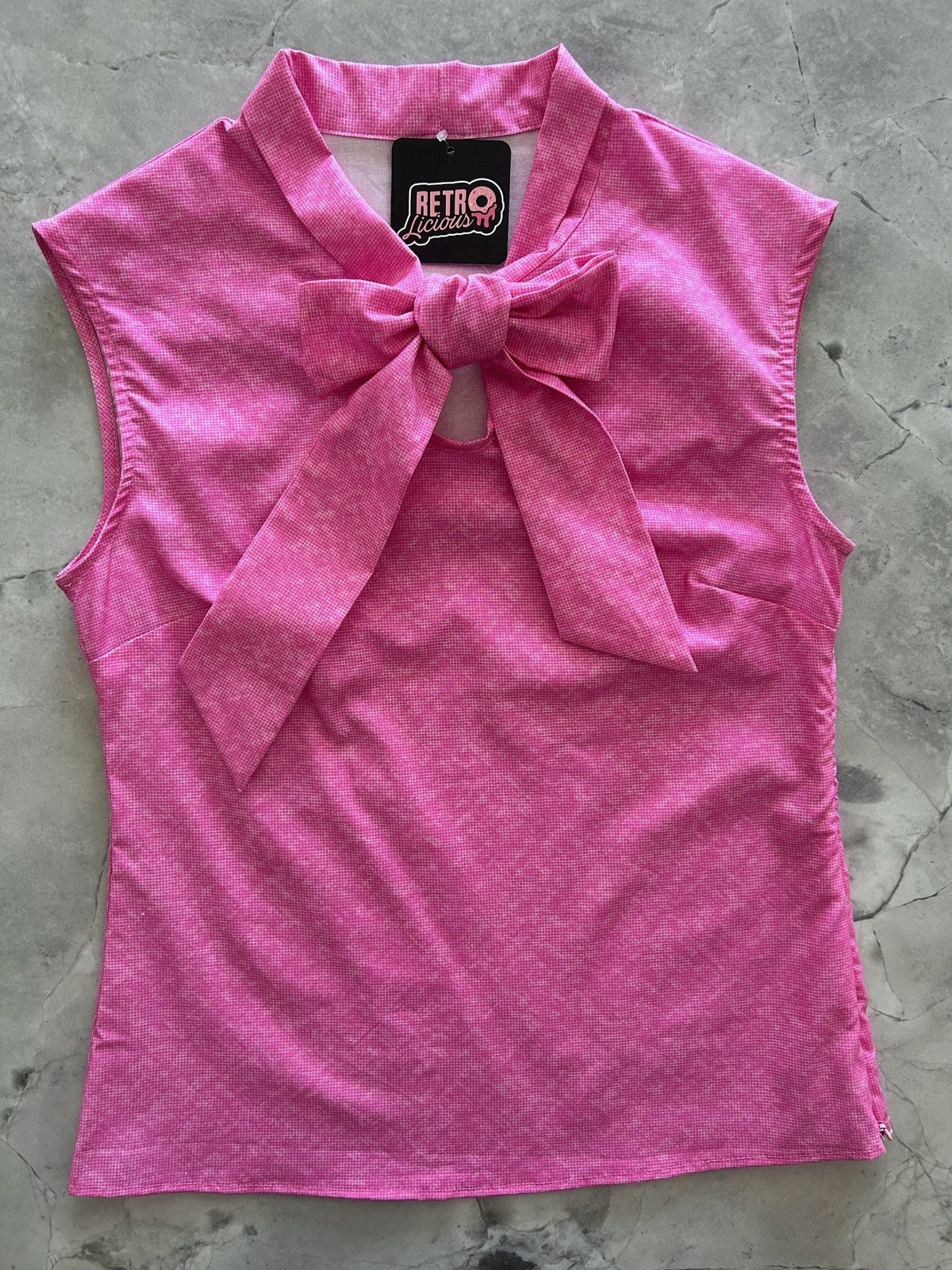 Pretty in Pink Bow Top
