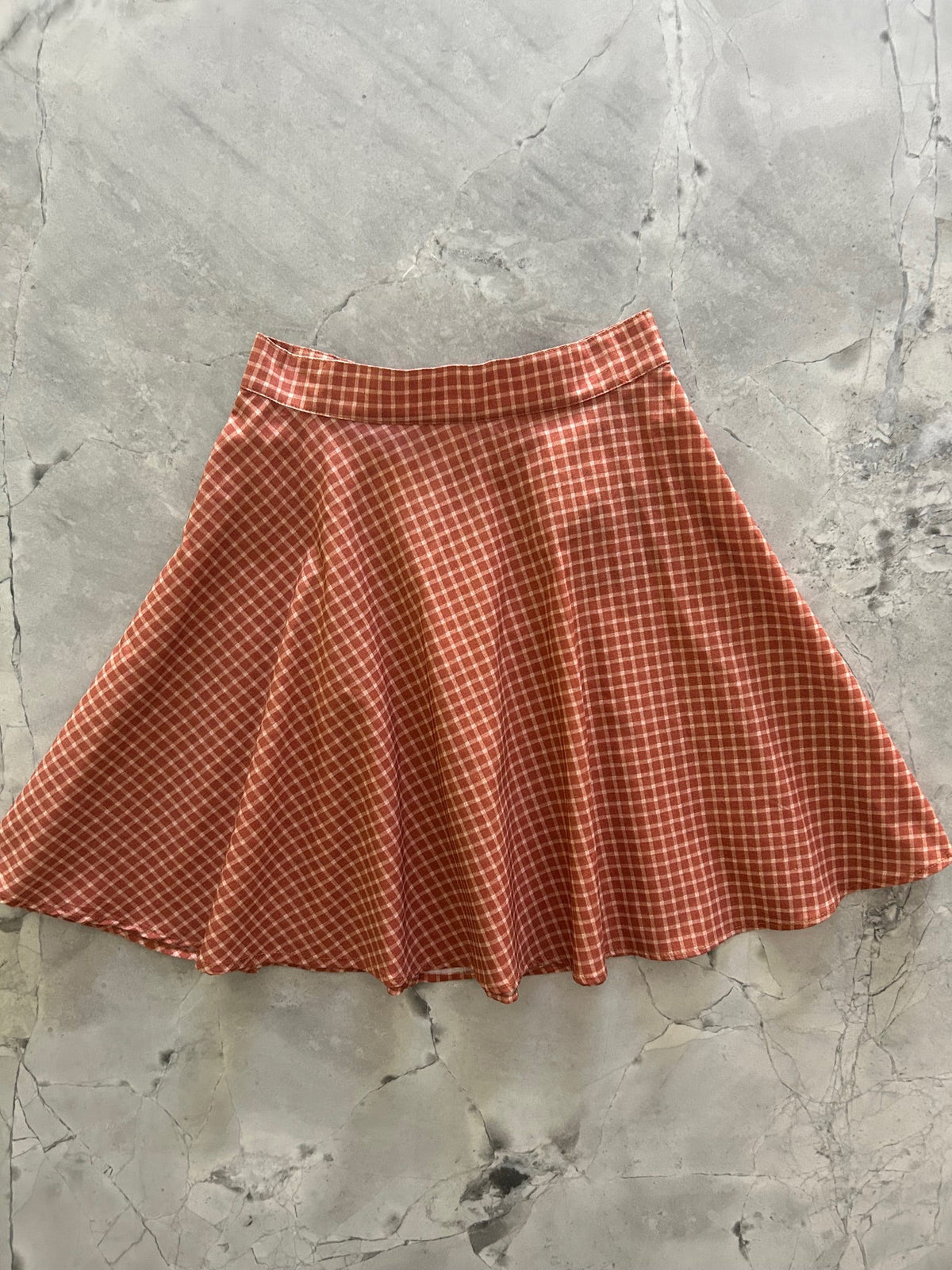 Checkered Skater Skirt - XL only