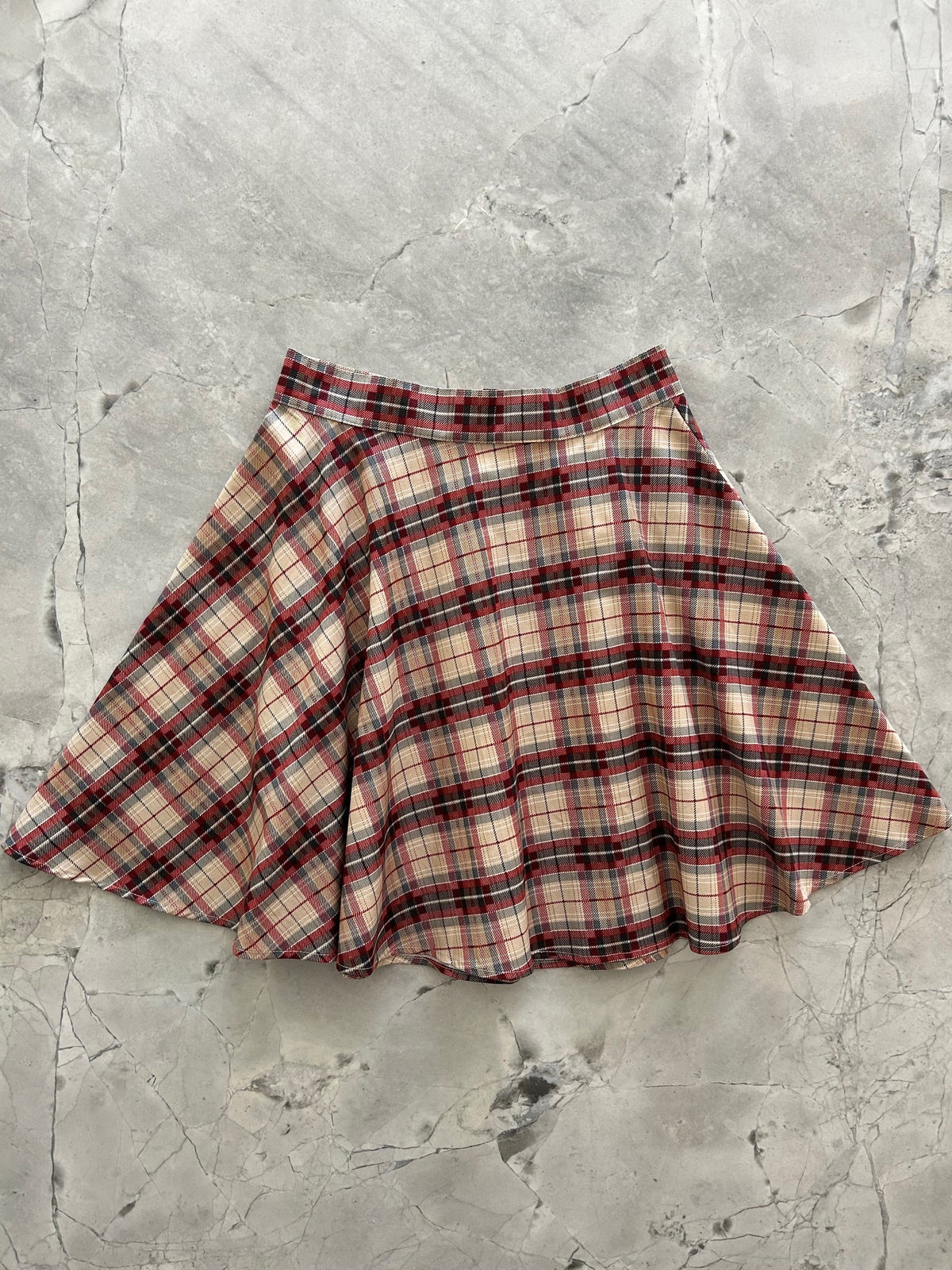 Plaid Skater Skirt