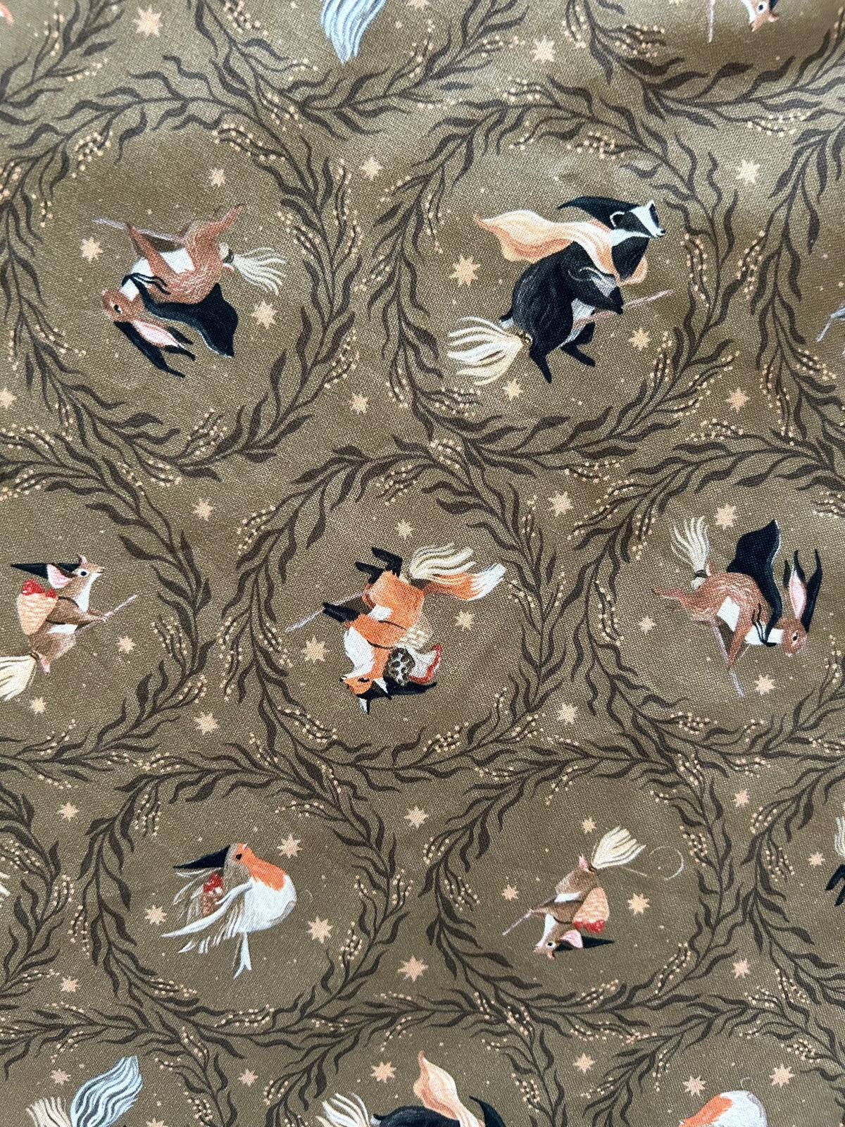 Witchy Animals Midi Dress