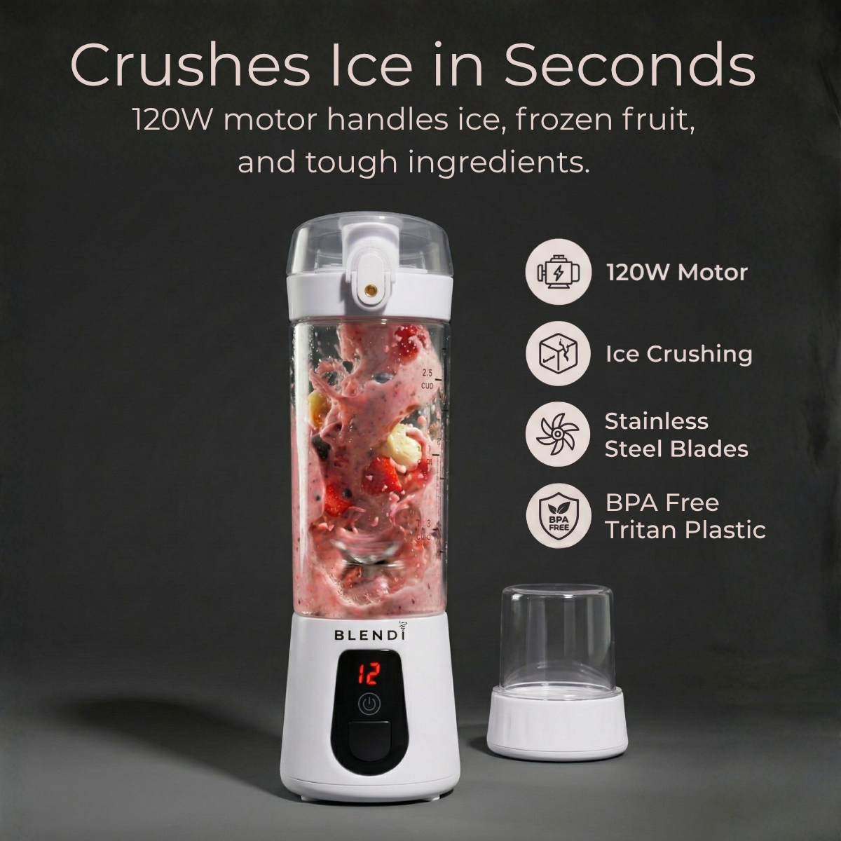 Pro+ Ice Crushing Portable Blender (17oz)