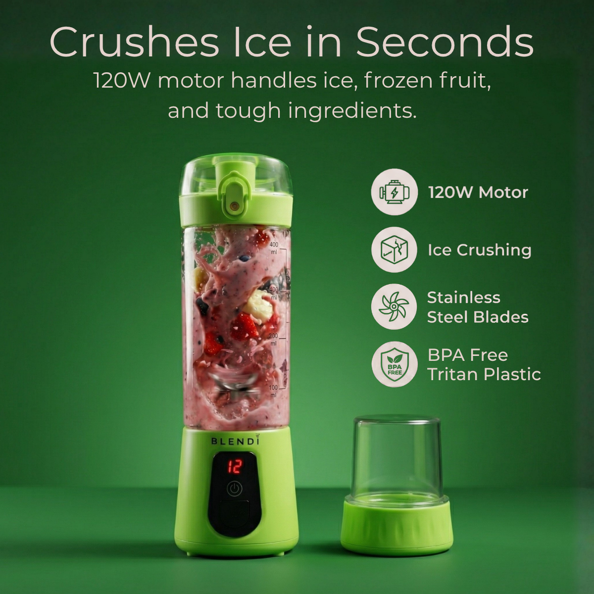 Pro+ Ice Crushing Portable Blender (17oz)