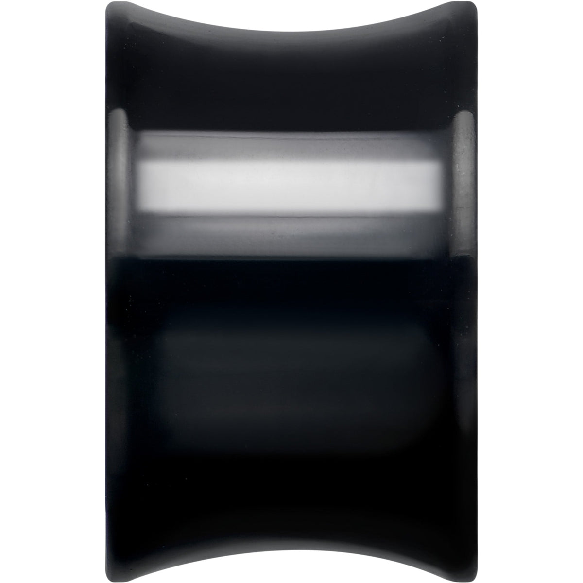 Black Hand Polished Double Flare Tunnel Plug Set 6mm to 25mm