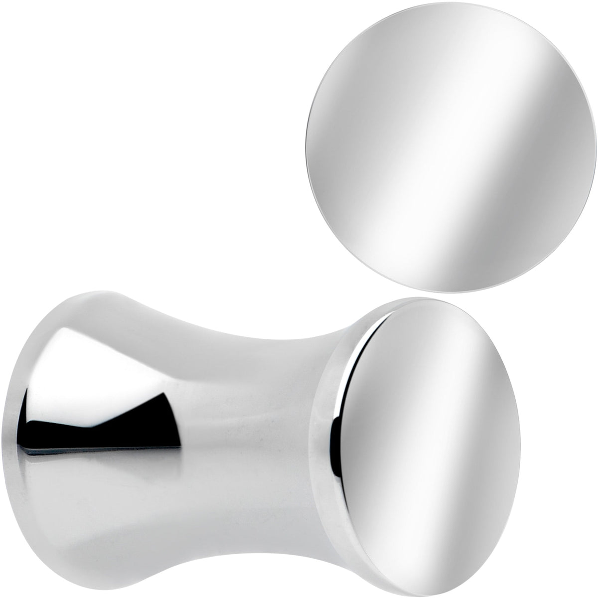 Hand Polished Simply Style Saddle Plug Set 5mm to 25mm