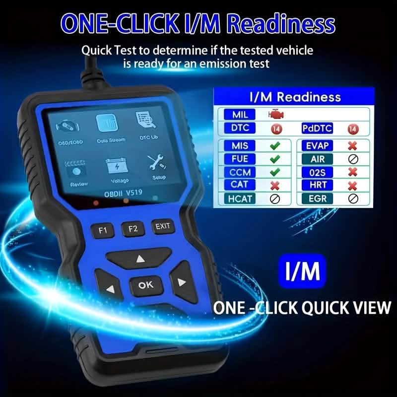 OBD2 Engine Diagnostic Tool – Universal Code Reader (Blue)
