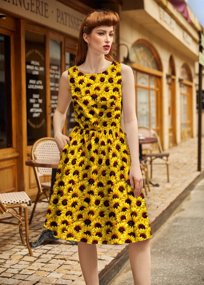 Sunflower Vintage Dress