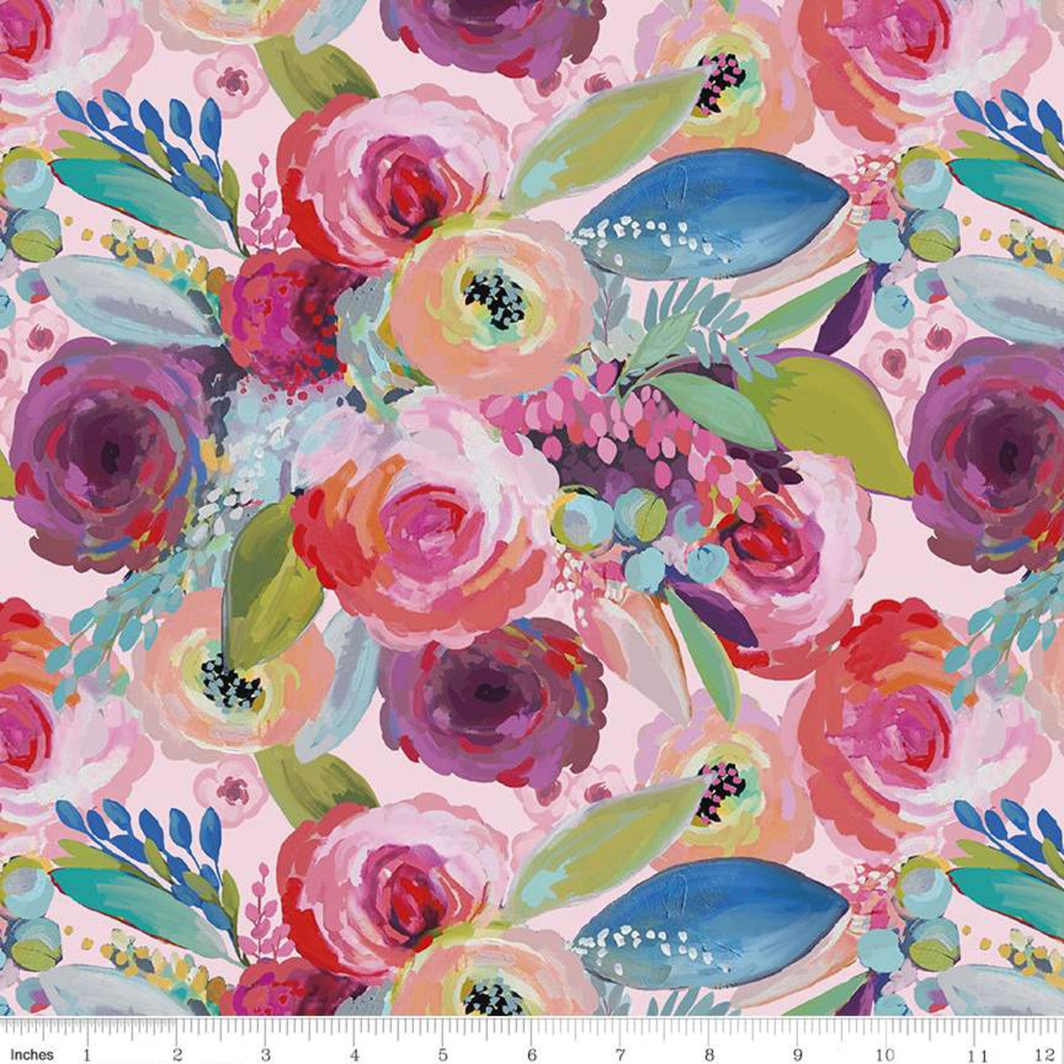 Watercolor Floral Bow Top - XS only, 1 left!