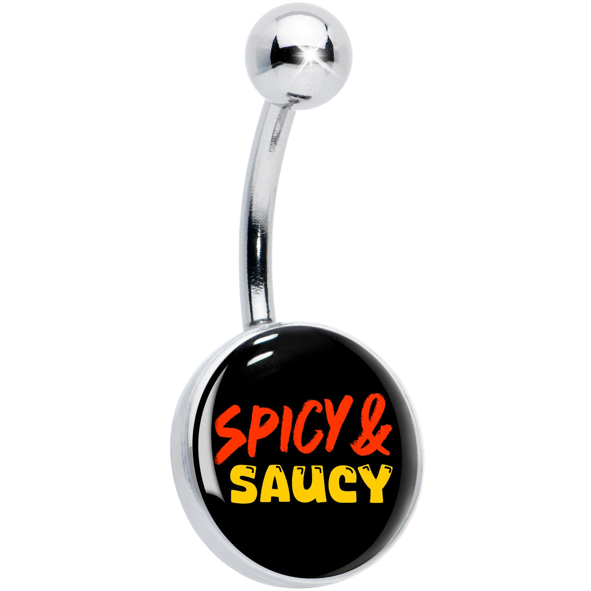 Spicy and Saucy Belly Ring by Onyx O