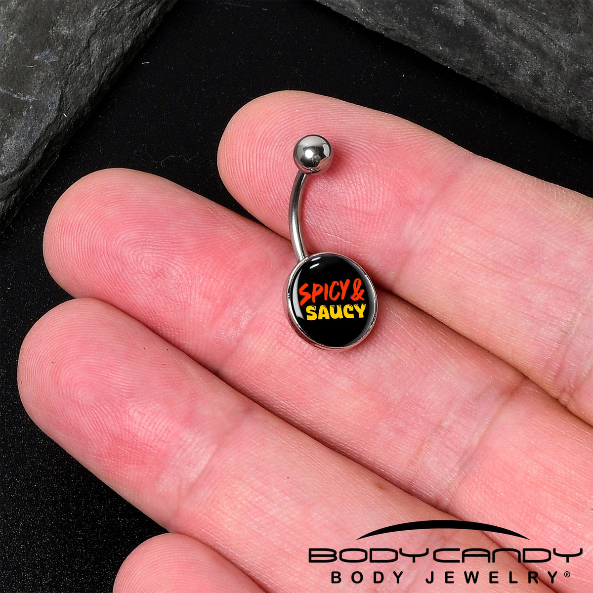 Spicy and Saucy Belly Ring by Onyx O