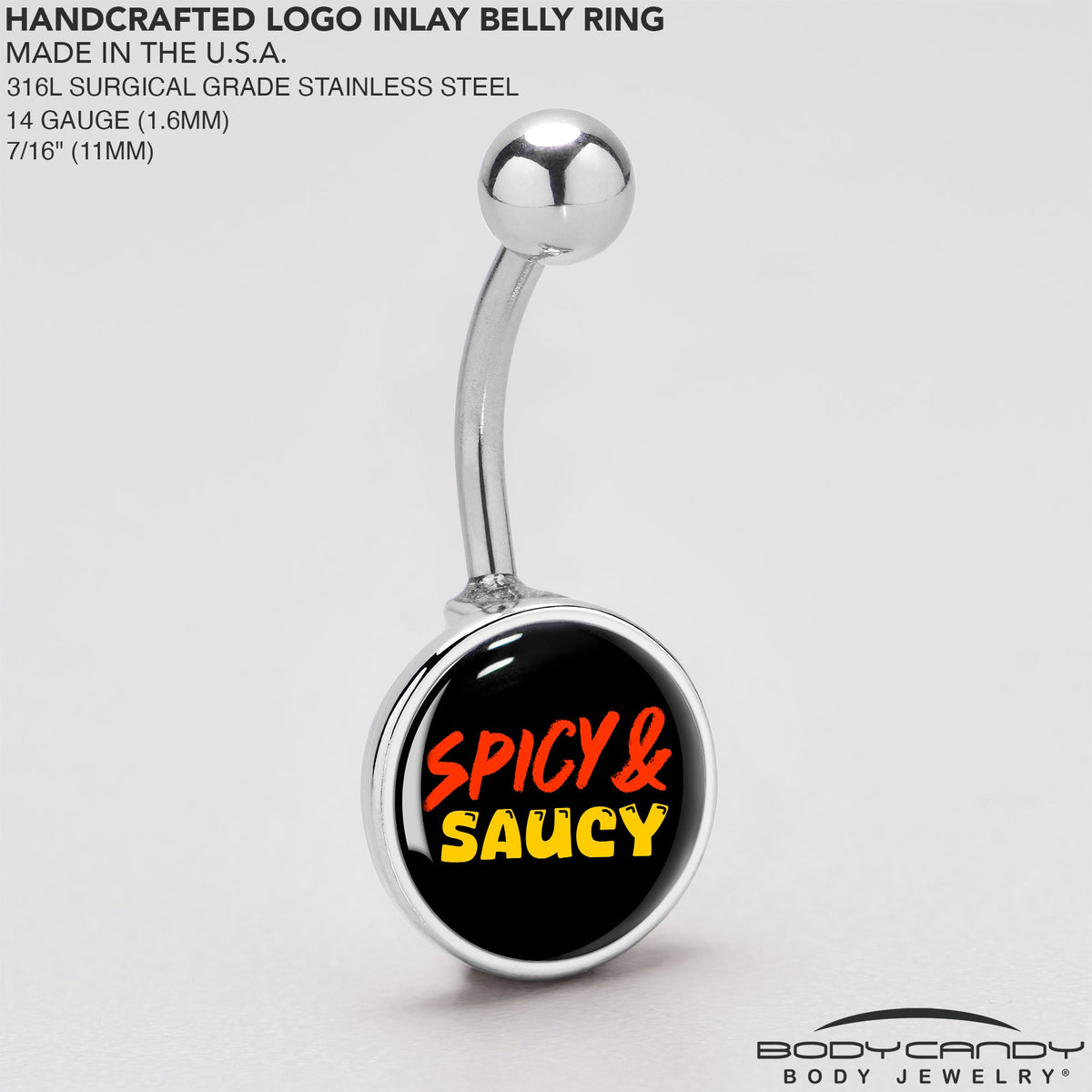 Spicy and Saucy Belly Ring by Onyx O