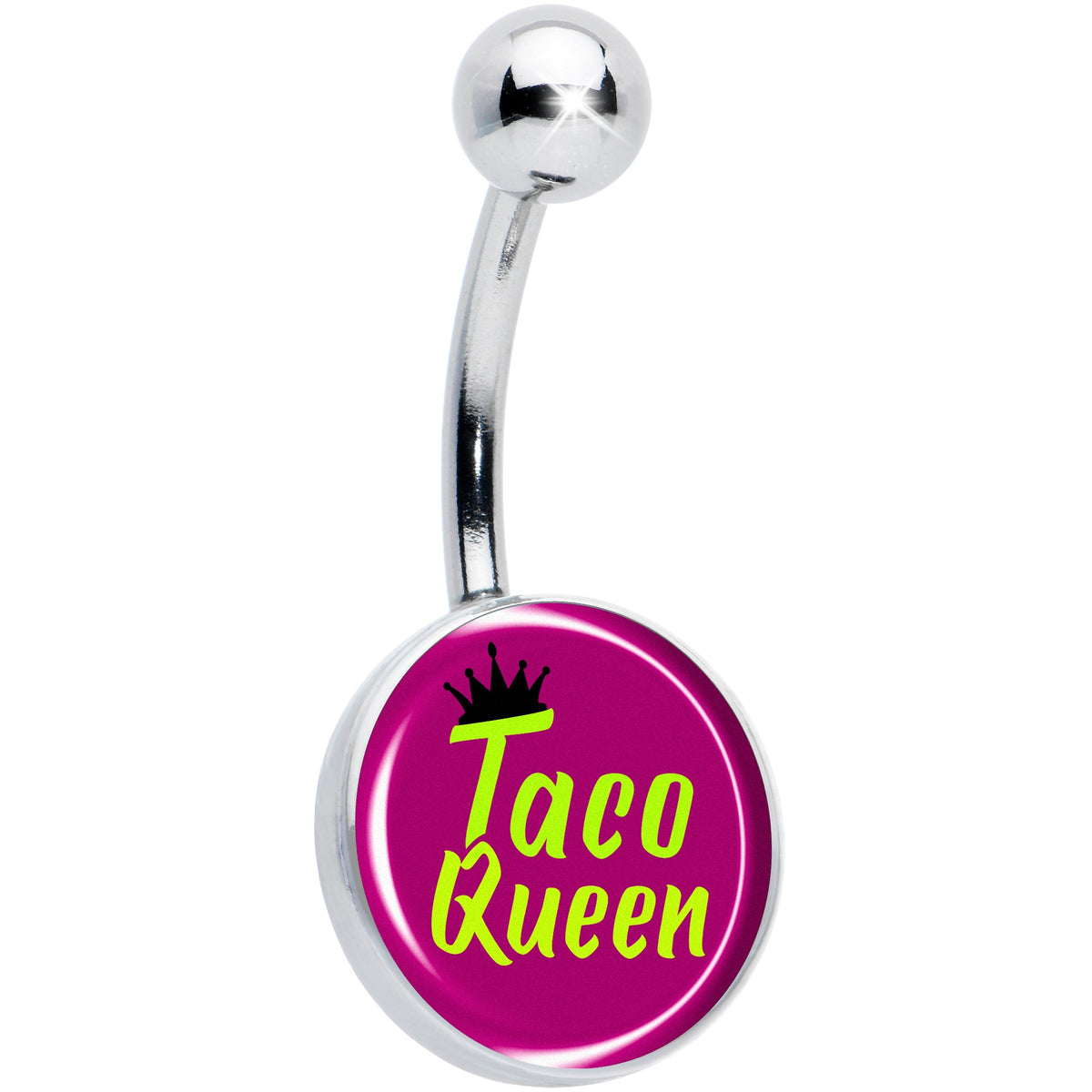 Taco Queen Belly Ring by Onyx O