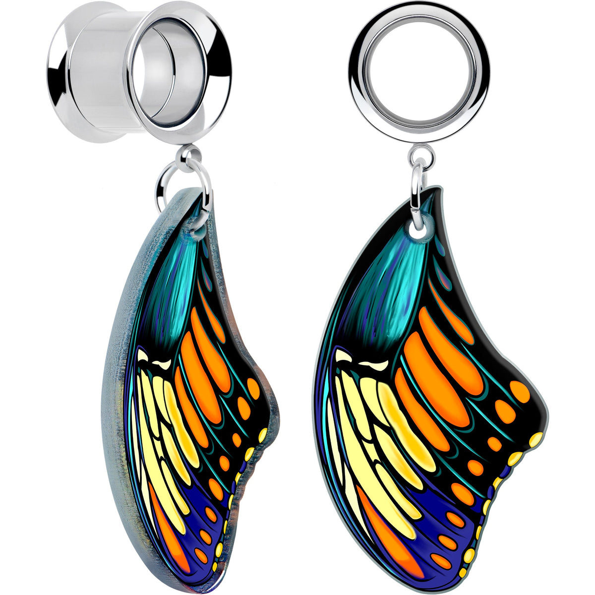 Wing of Butterfly Tunnels Dangle Plug Set by Onyx O