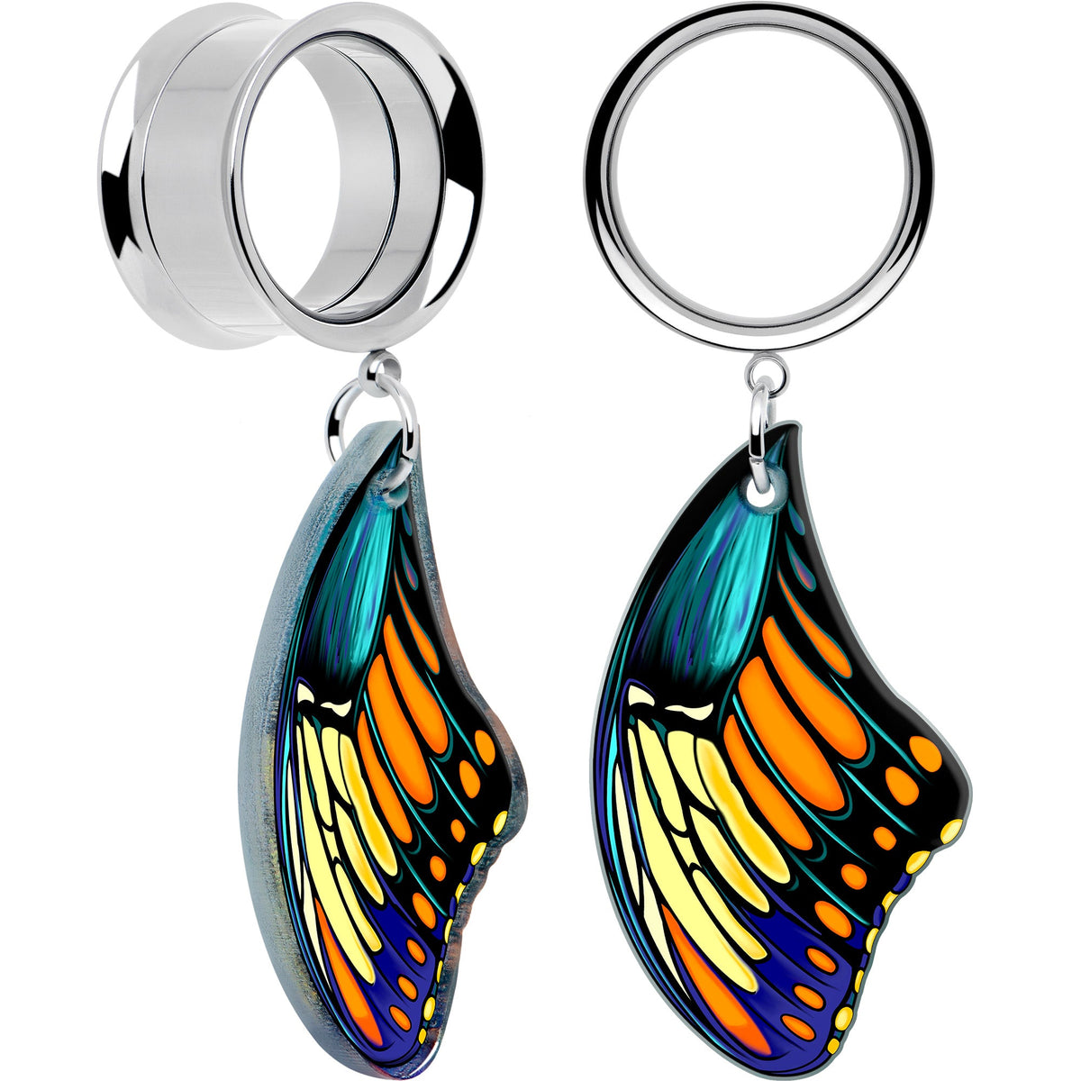 Wing of Butterfly Tunnels Dangle Plug Set by Onyx O