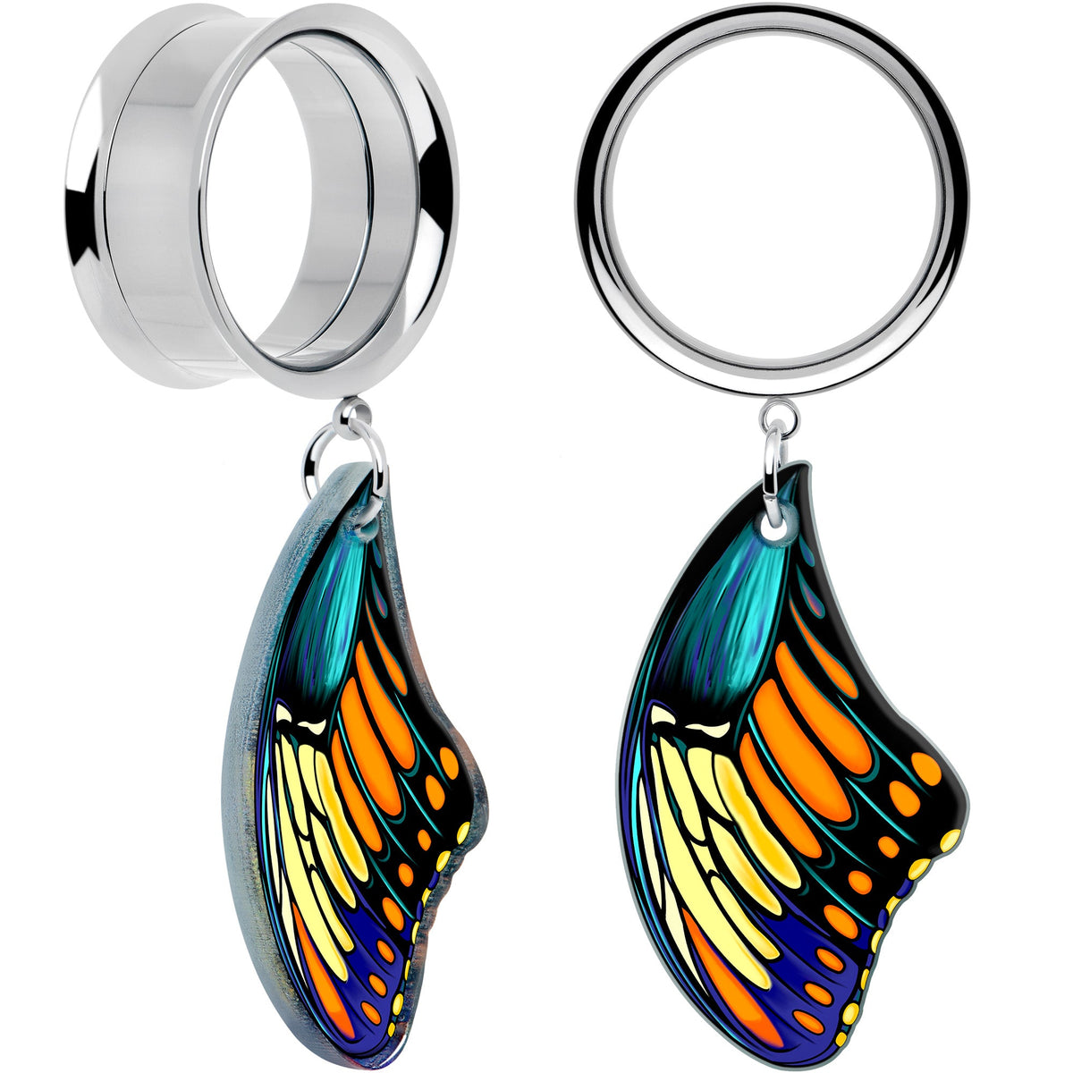 Wing of Butterfly Tunnels Dangle Plug Set by Onyx O