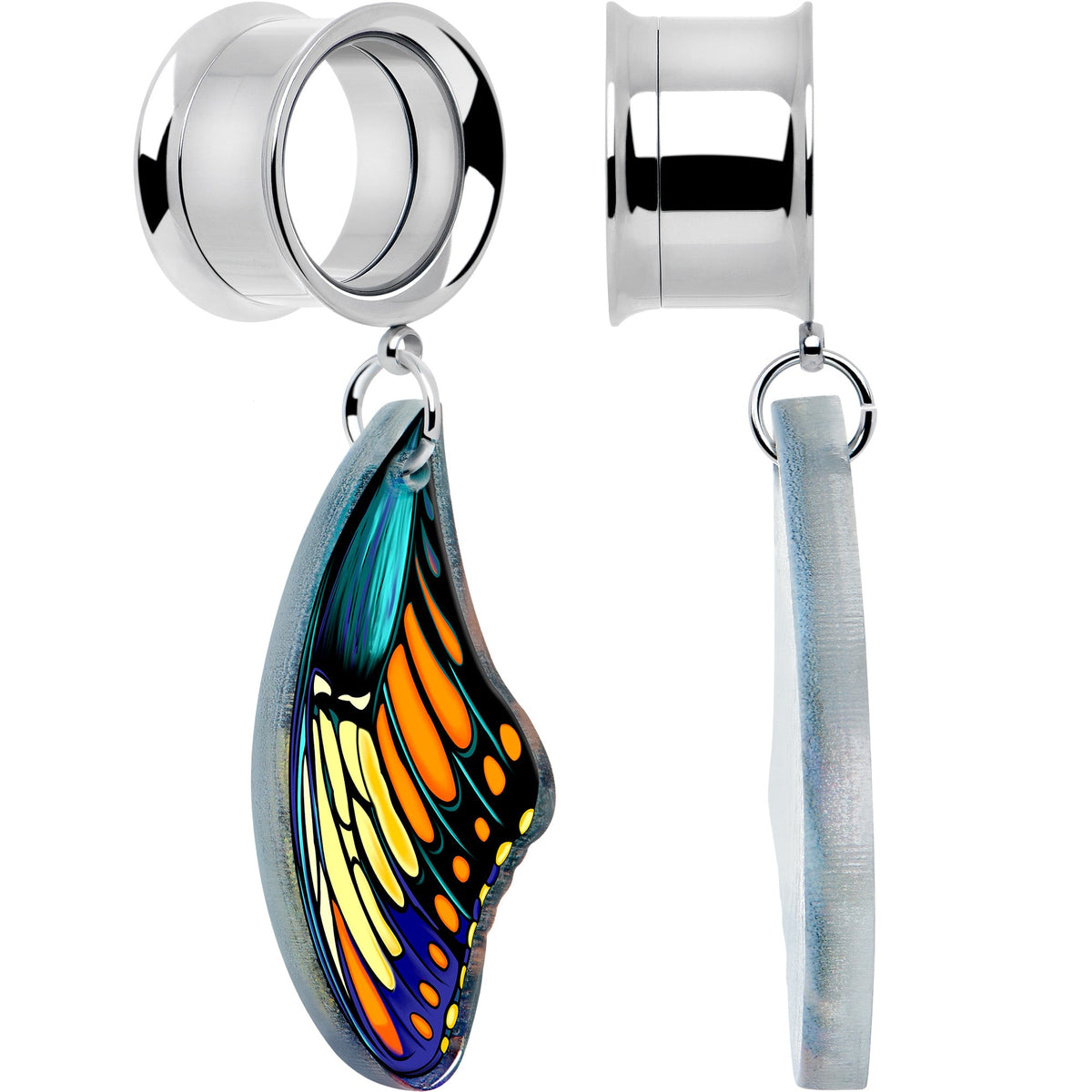 Wing of Butterfly Tunnels Dangle Plug Set by Onyx O