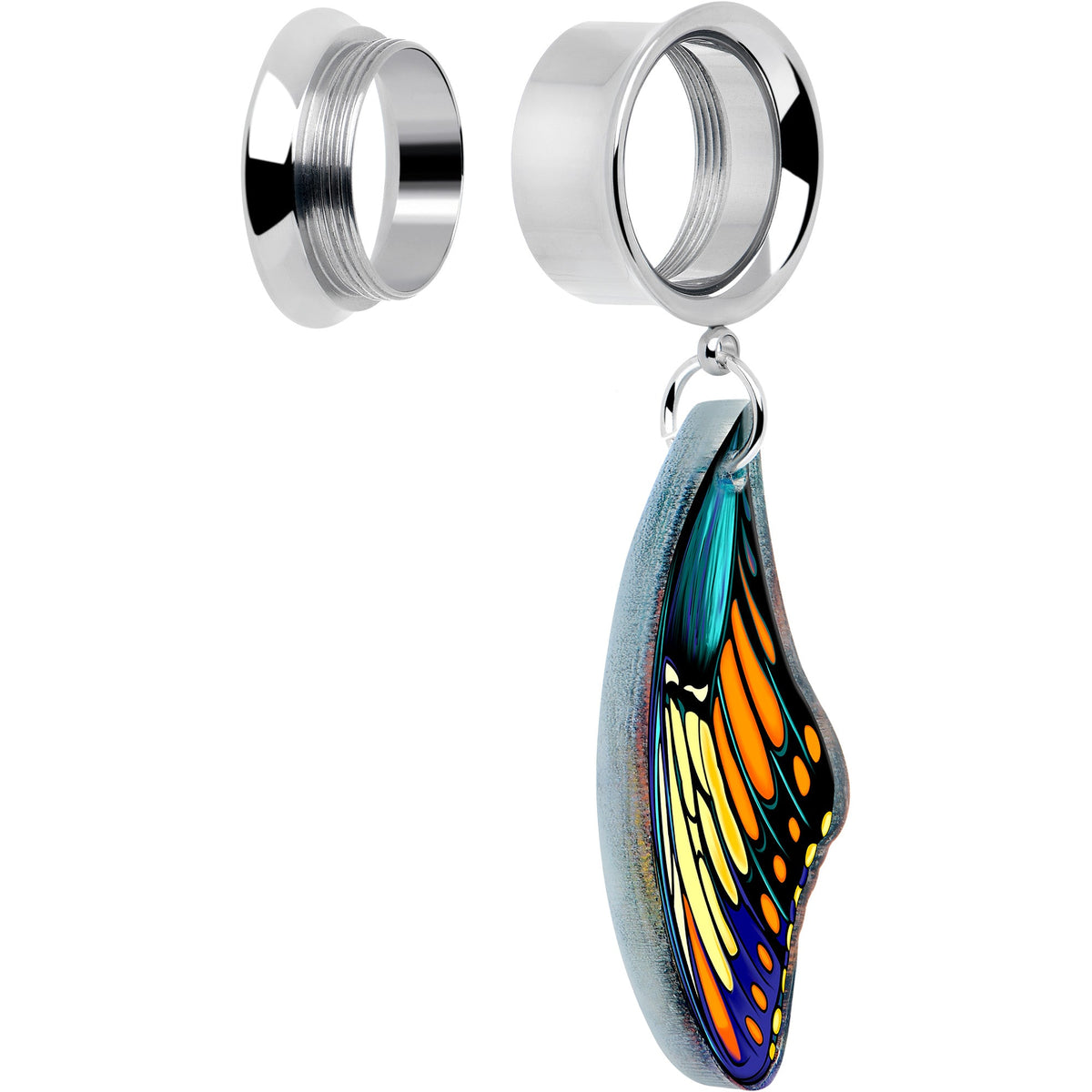 Wing of Butterfly Tunnels Dangle Plug Set by Onyx O