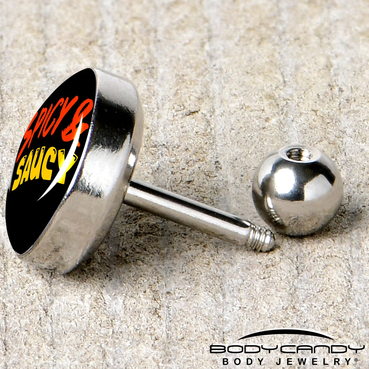 Spicy and Saucy Tragus Cartilage Earring by Onyx O