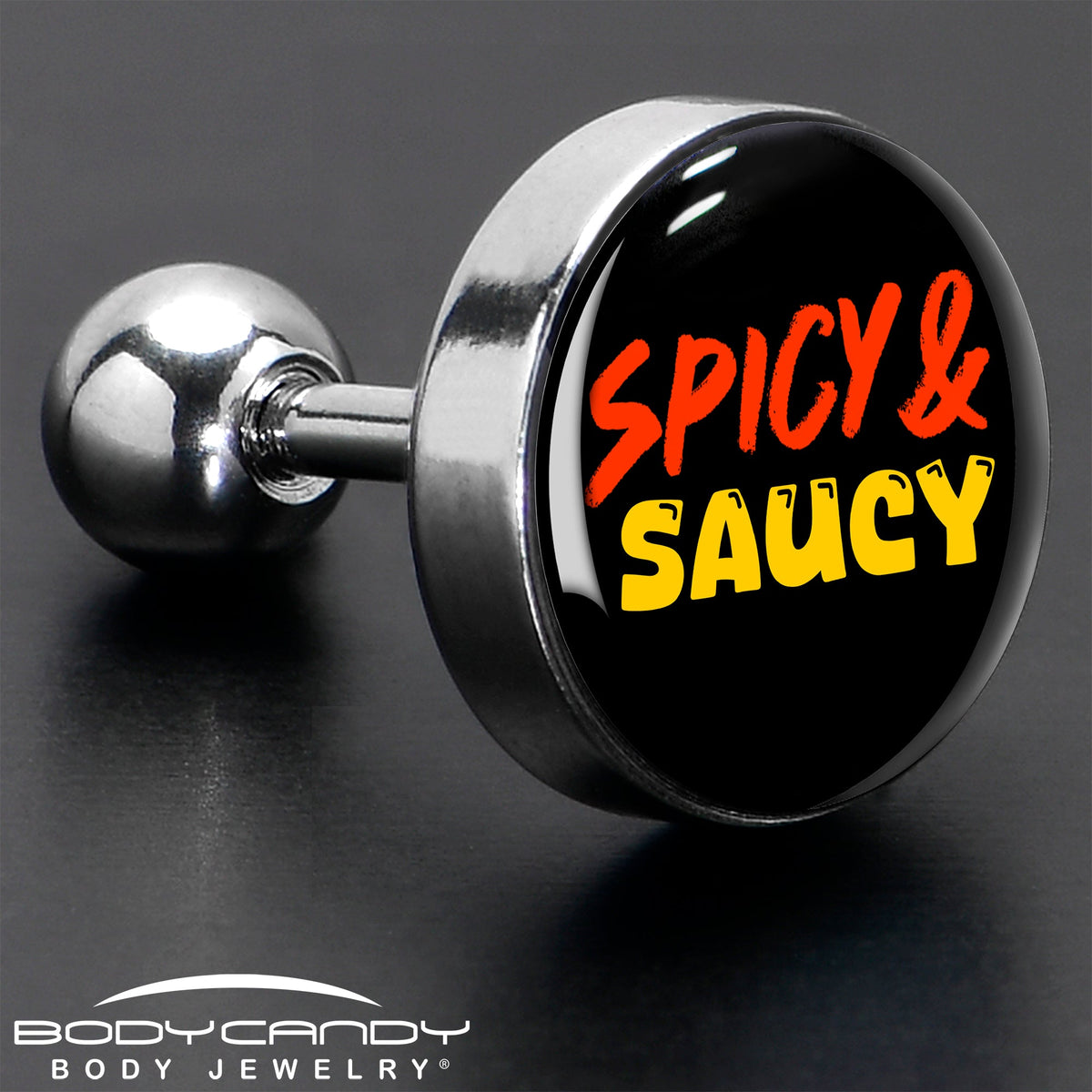 Spicy and Saucy Tragus Cartilage Earring by Onyx O