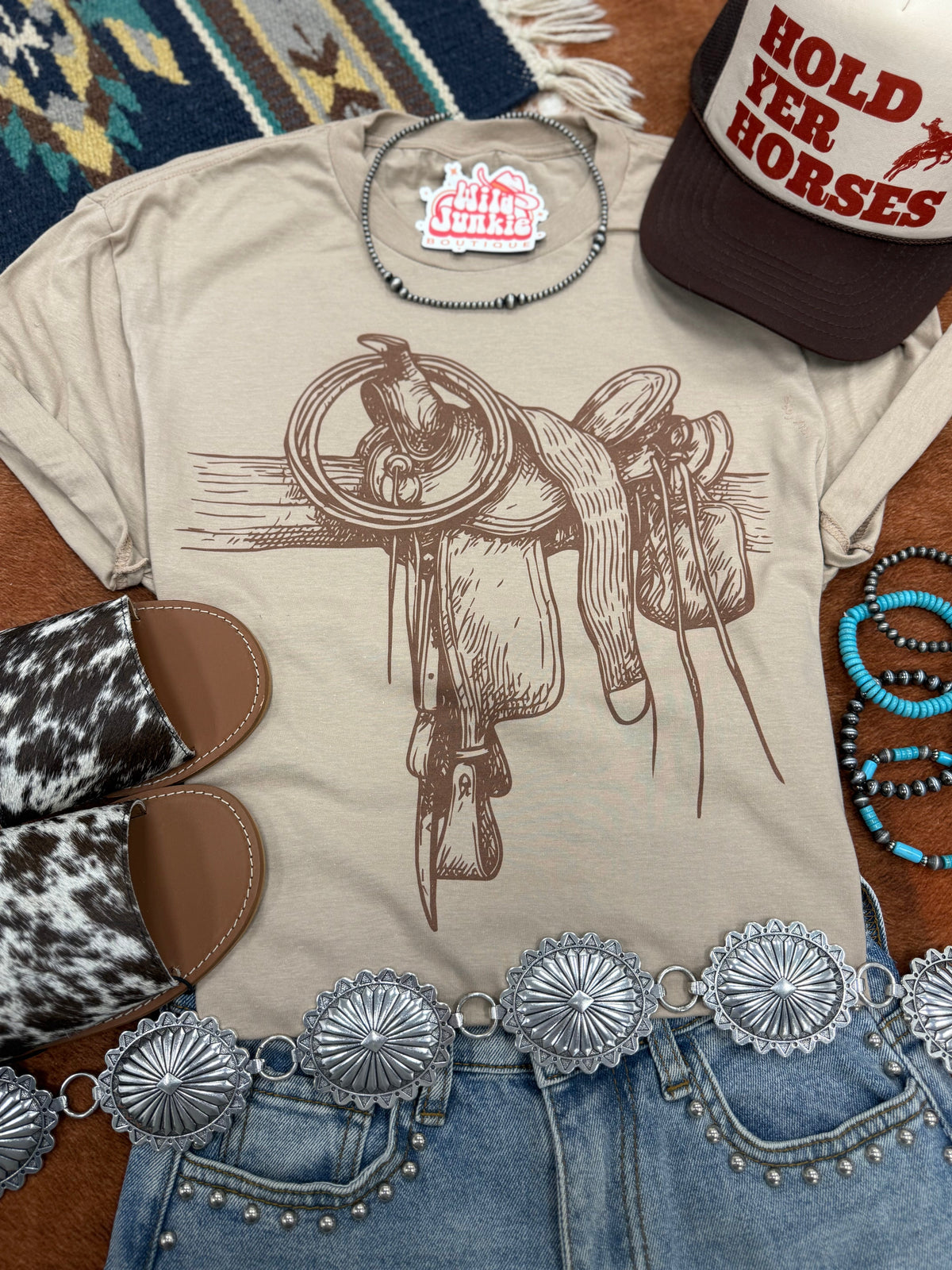 Untamed Saddle Graphic Tee
