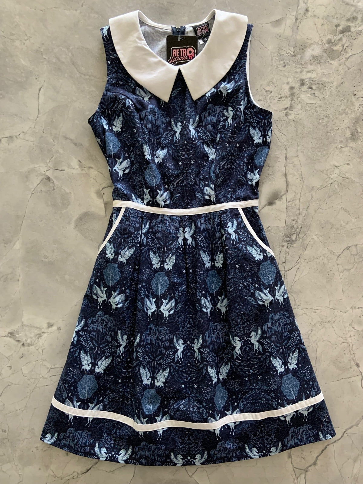 Midnight Collared Dress