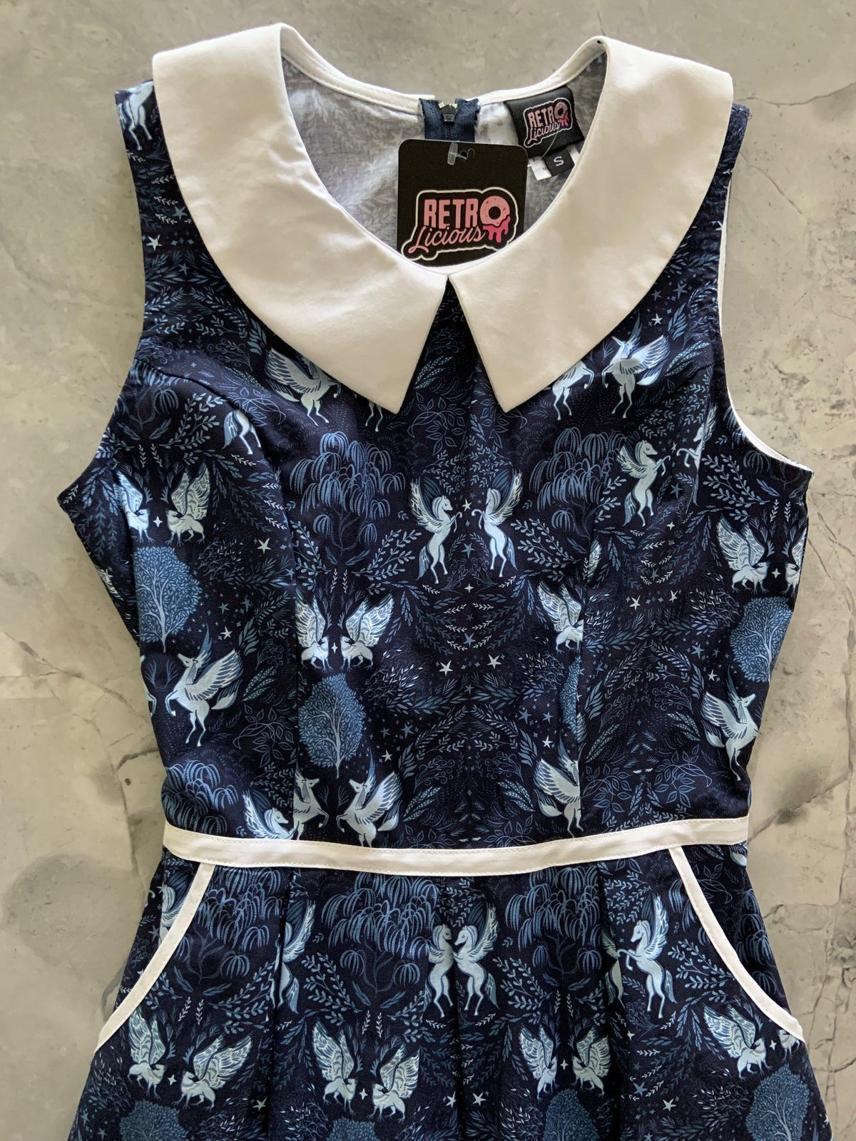 Midnight Collared Dress