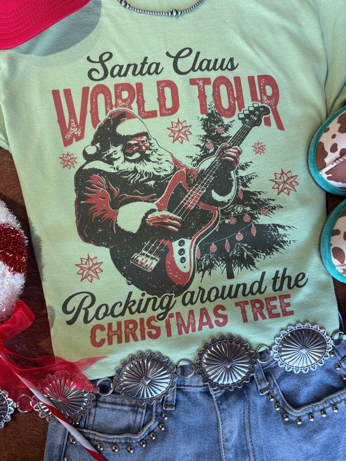 Santa Claus World Tour Graphic Tee