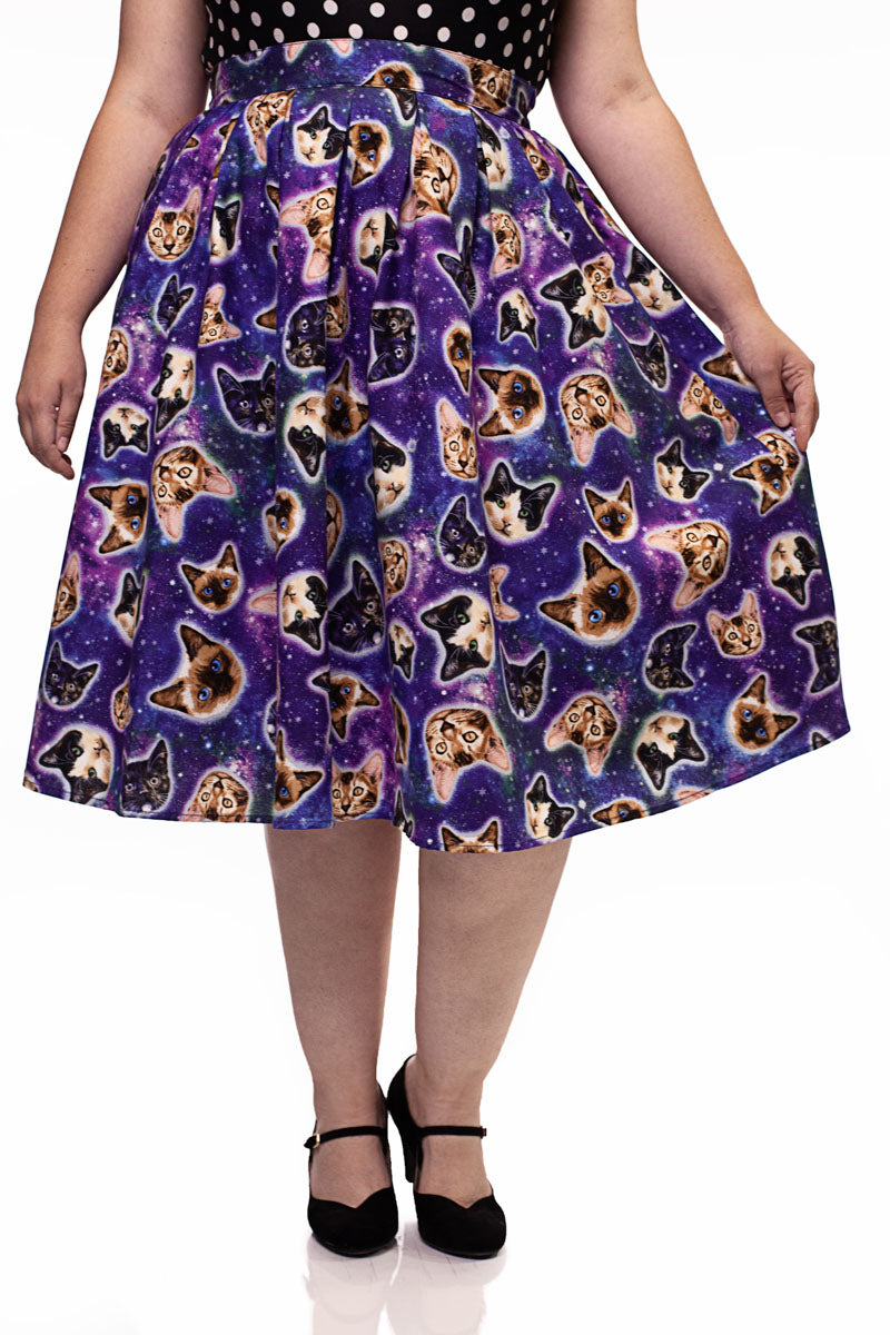 Doris Skirt in Space Cats