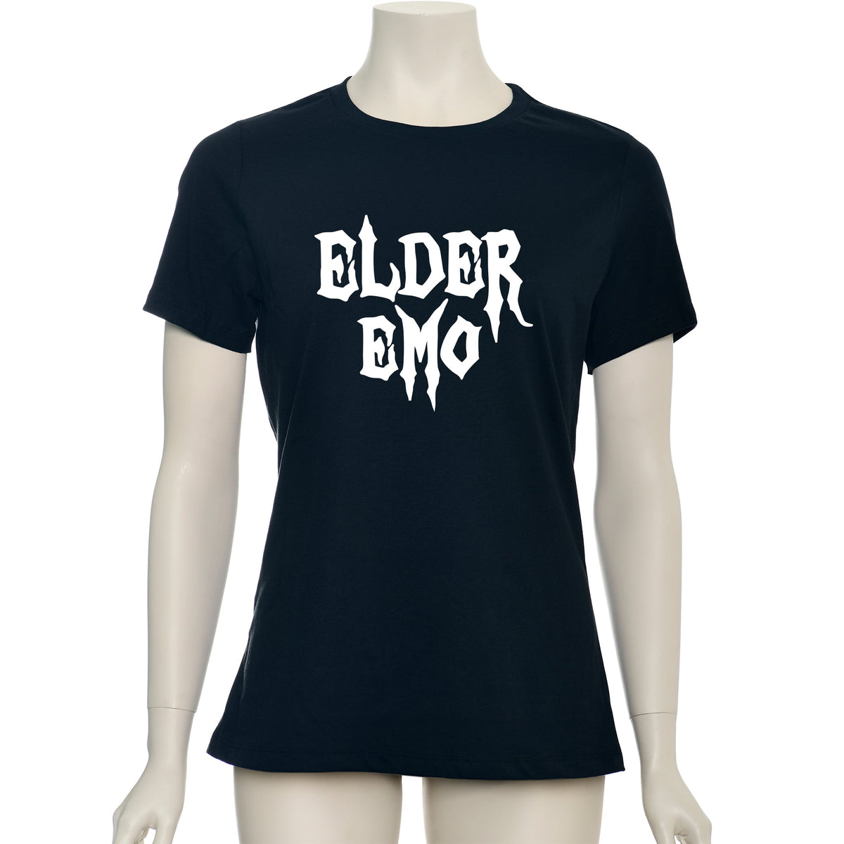 Glow in the Dark Elder Emo Black Tee Shirt