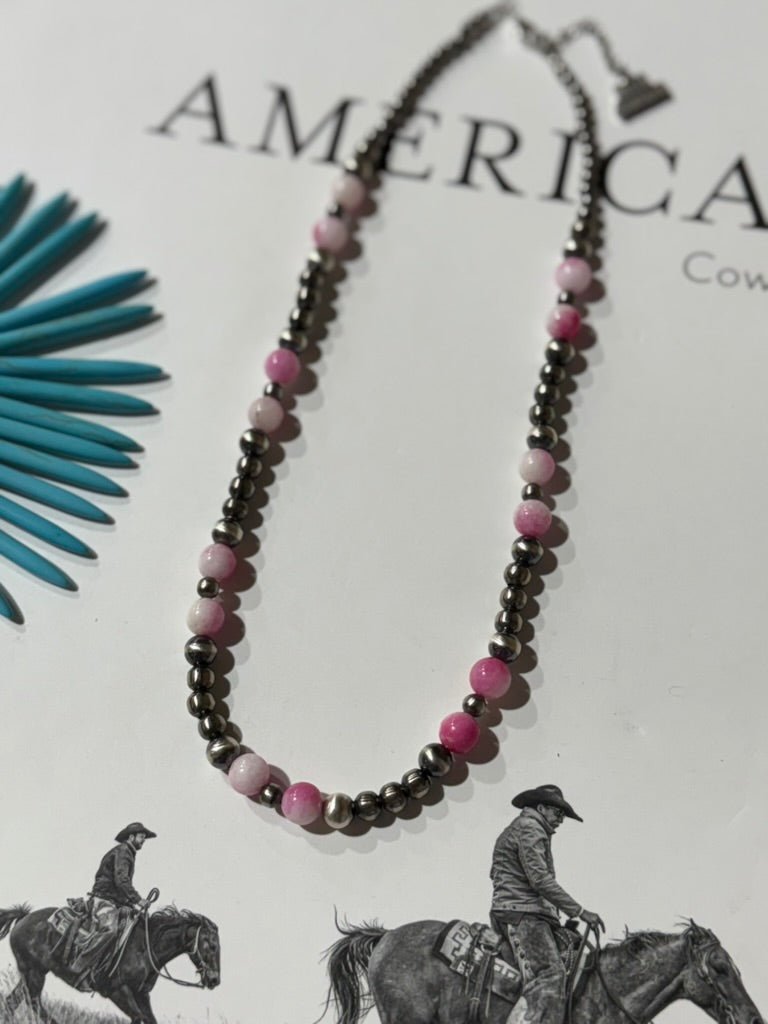 Desert Rose Beaded Necklace