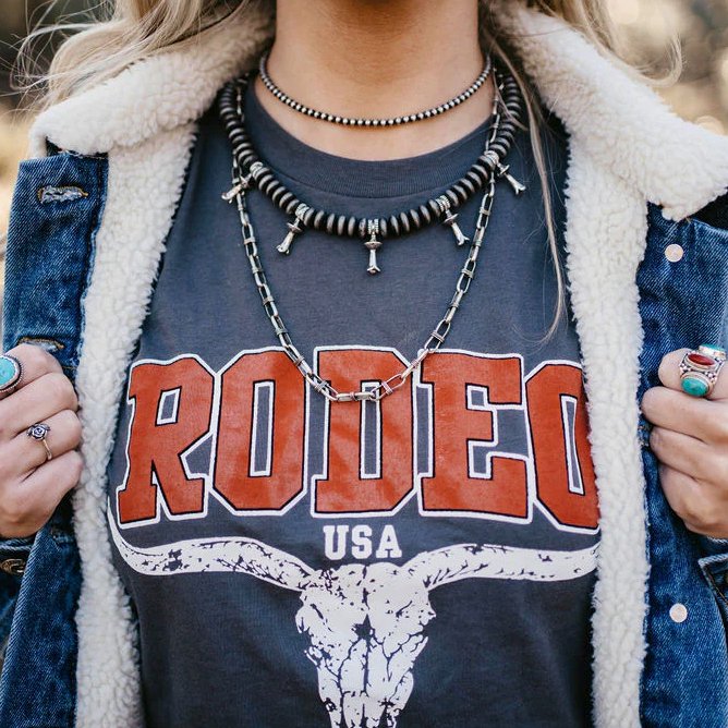 Native Made Silver Beads Choker