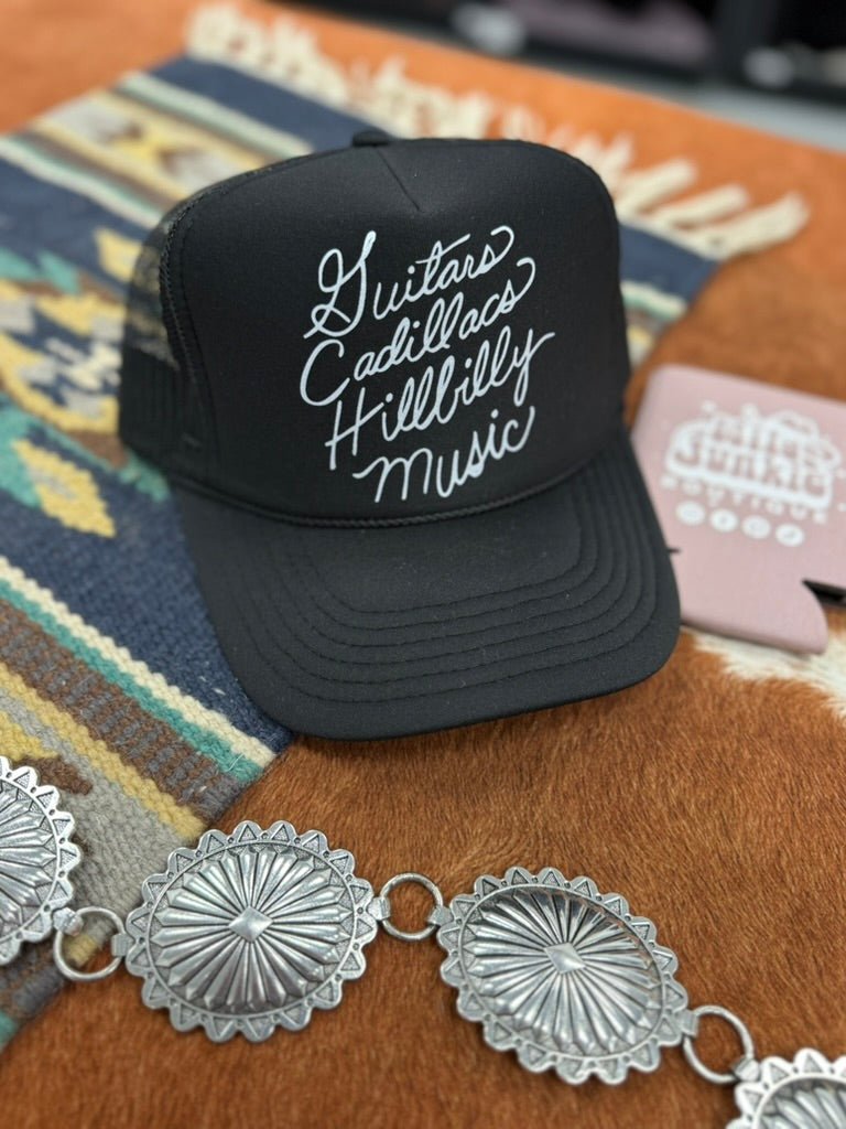 Guitars Cadillacs Trucker Hat