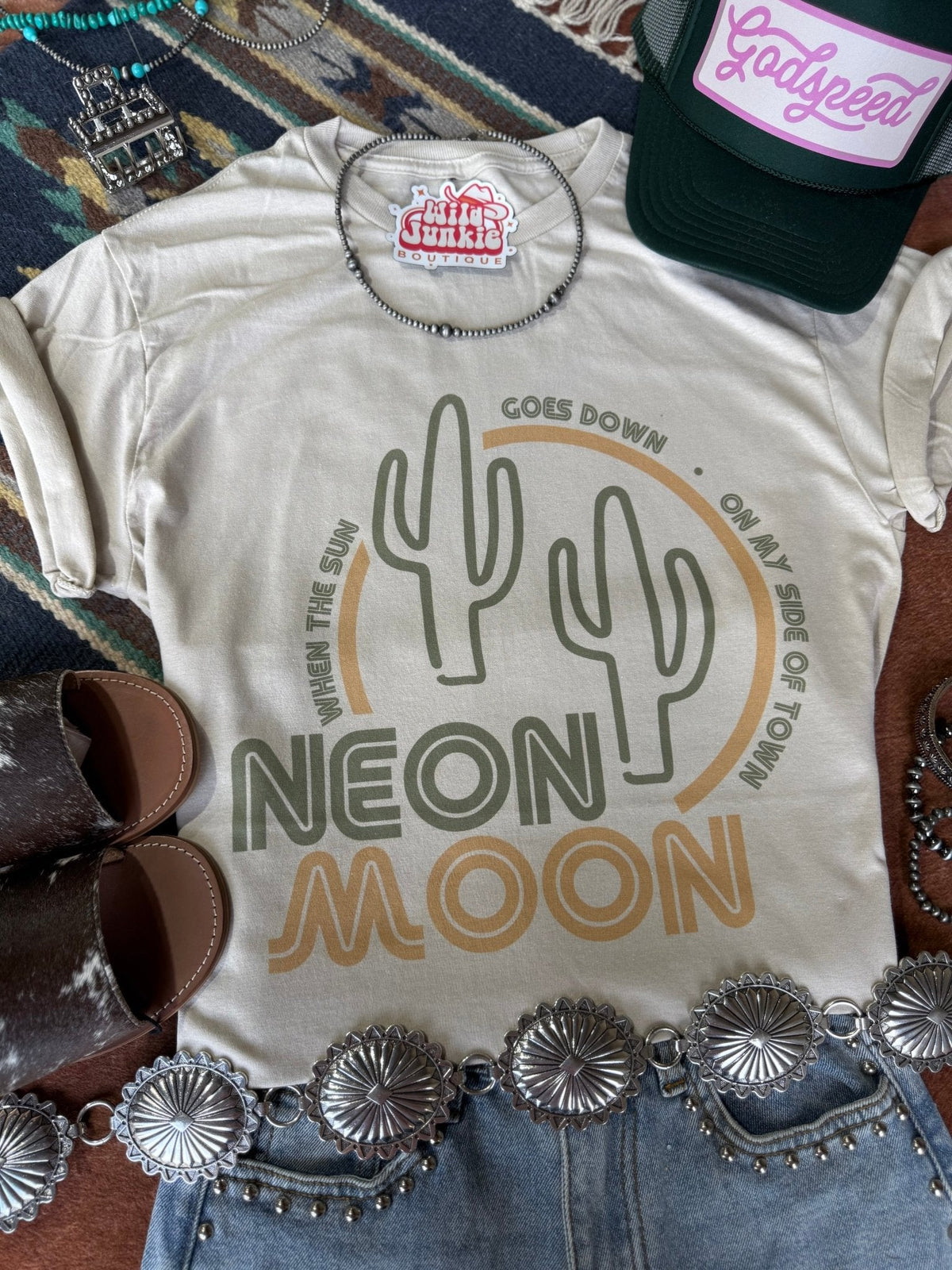 Neon Moon Cactus Graphic Tee