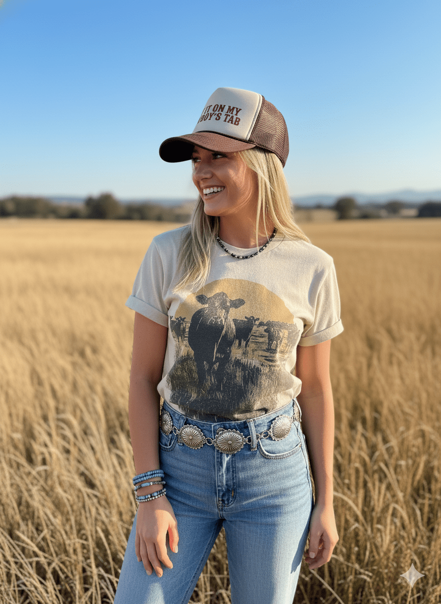 Pasture Sunset Graphic Tee