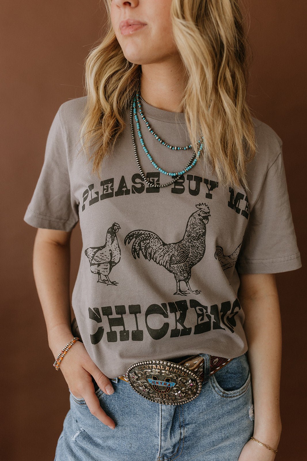 Please Buy Me Chickens Graphic Tee