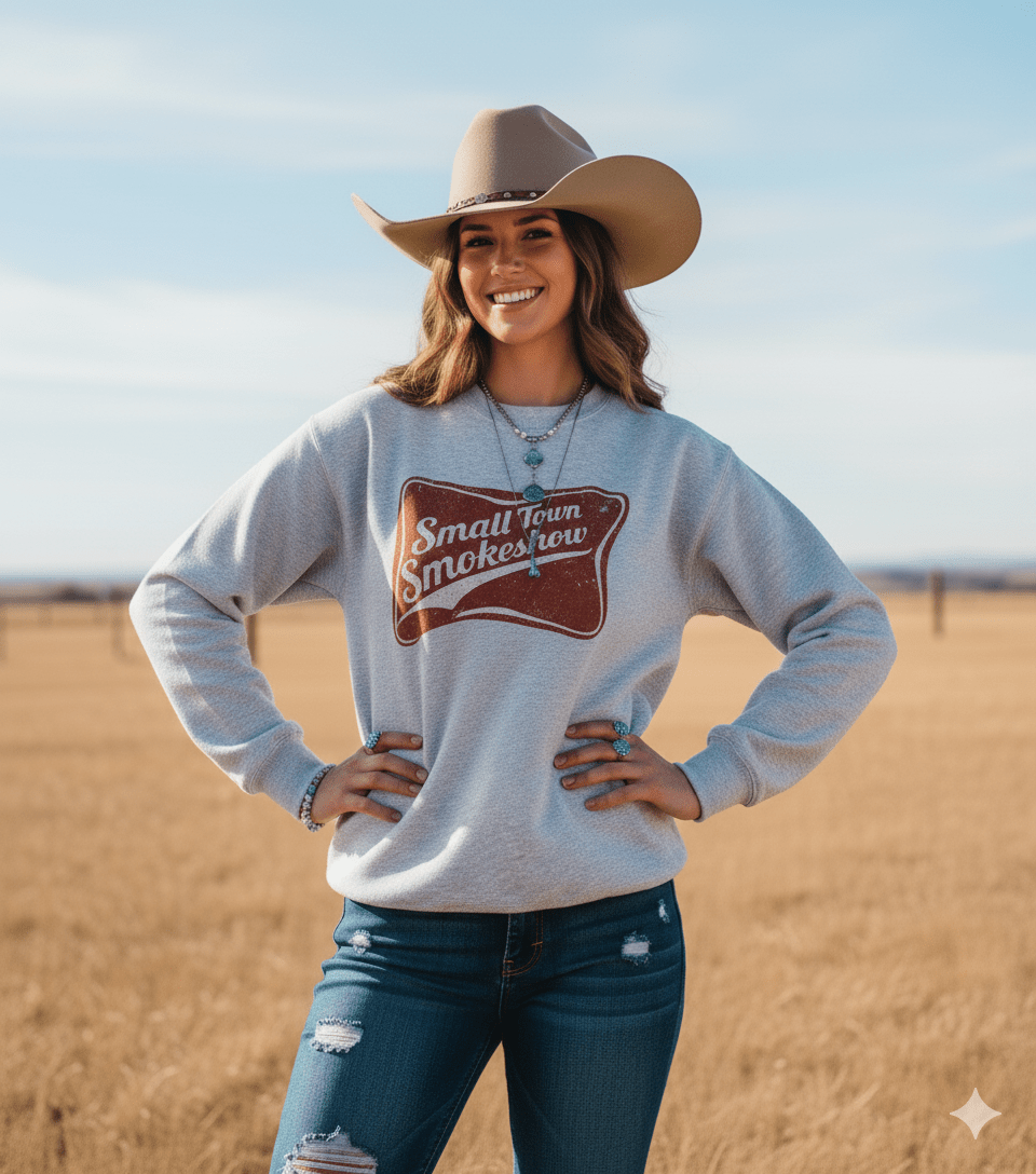 Small Town Smokeshow Graphic Sweatshirt