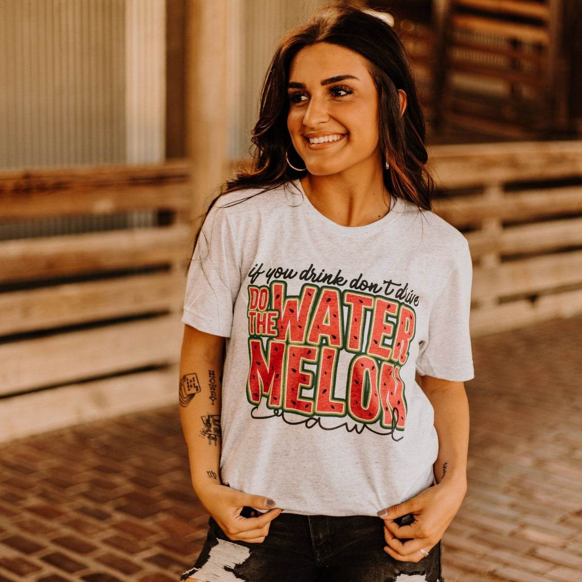 Watermelon Crawl Tee